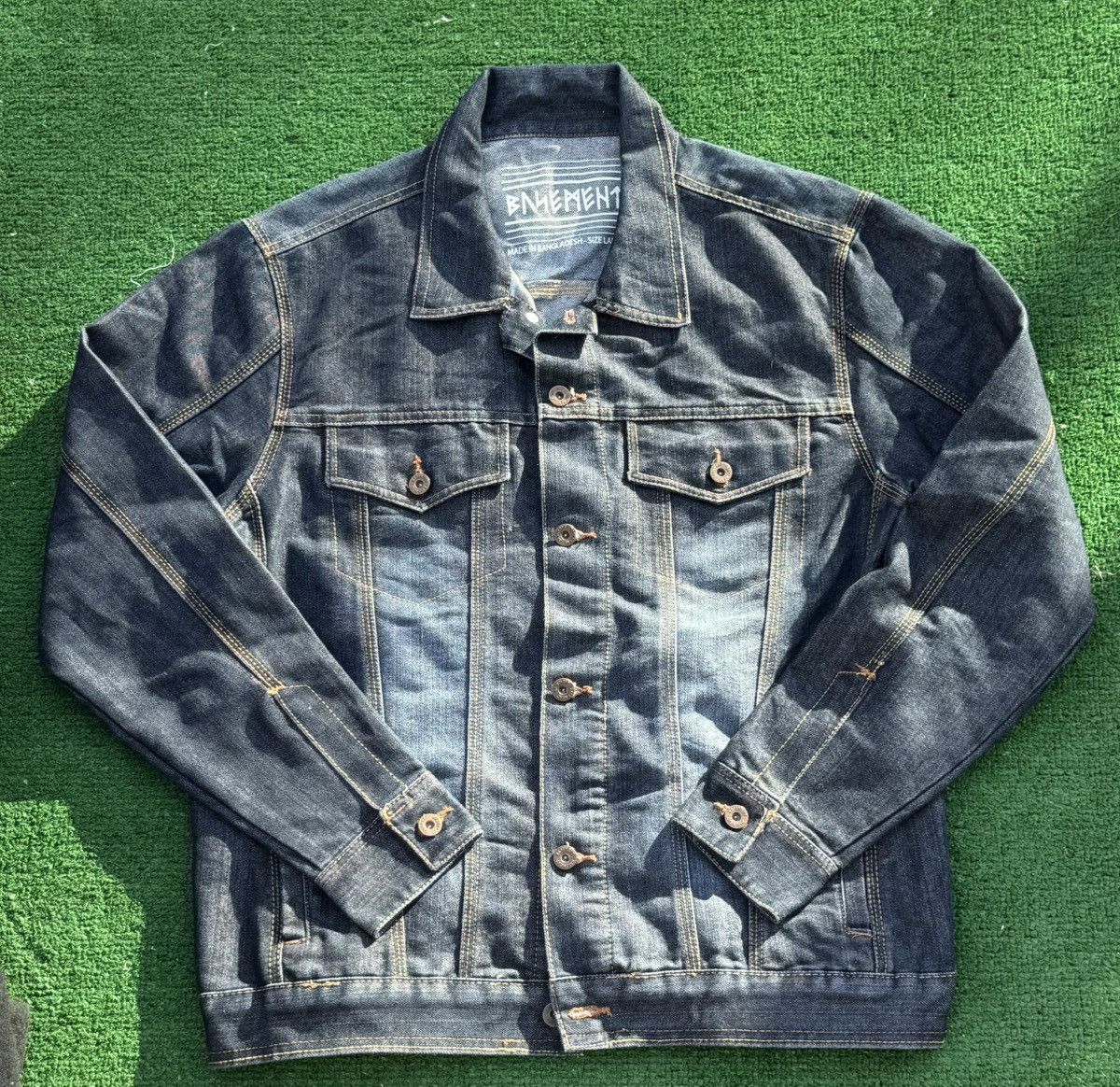 The Basement Basement Denim Jacket Size US L / EU 52-54 / 3 - 1 Thumbnail