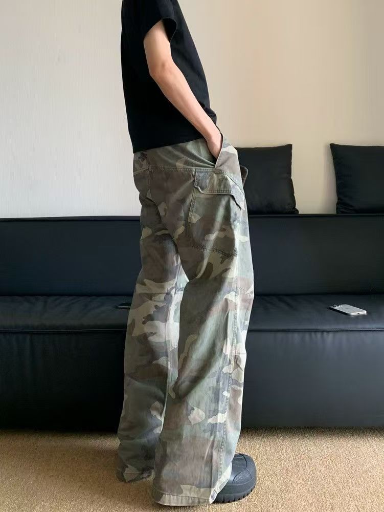Japanese Brand Men's American retro casual workwear camouflage jeans Size US 32 / EU 48 - 3 Thumbnail