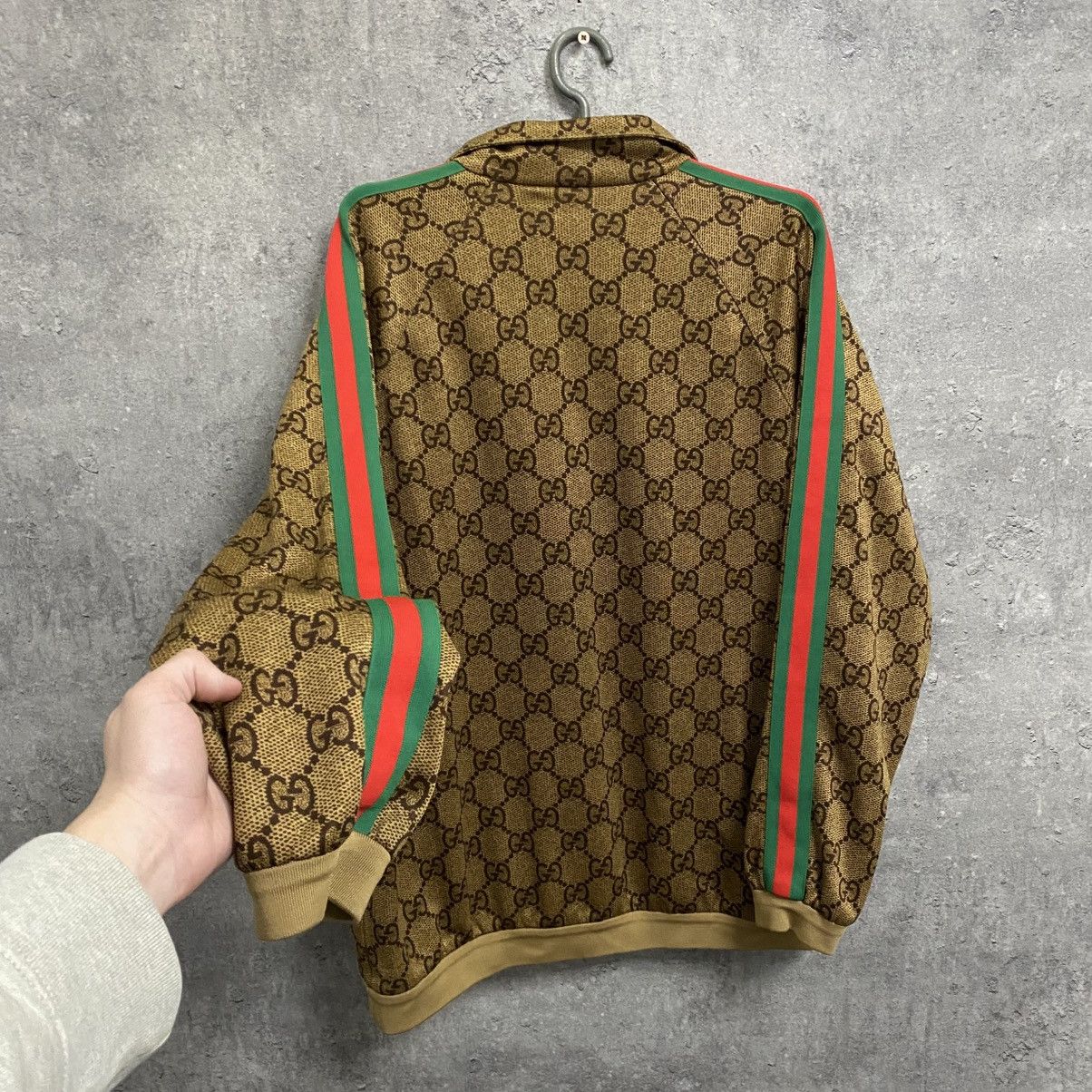 Gucci Vintage Monogram Gucci Full Zip Jacket GG Hoodie Olypmic Size US L / EU 52-54 / 3 - 9 Thumbnail