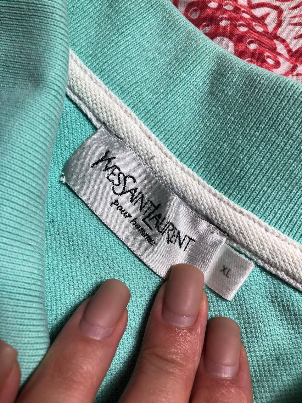 Yves Saint Laurent Vintage Yves Saint Laurent Big Logo YSL Polo T Shirt Size US XL / EU 56 / 4 - 15 Thumbnail
