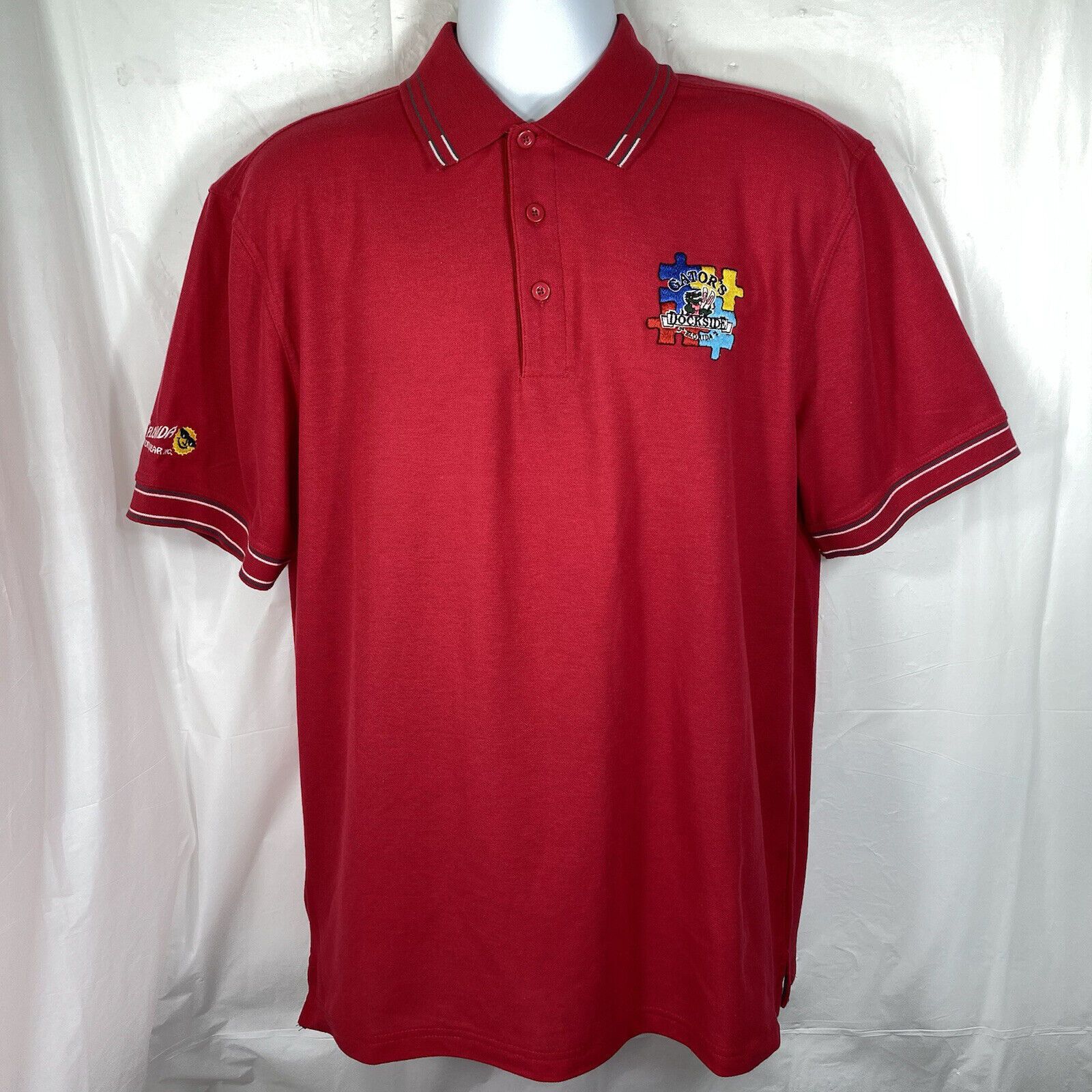 Port Authority Gators Dockside Large Red Employee Work Polo Port Authority Size US L / EU 52-54 / 3 - 1 Thumbnail