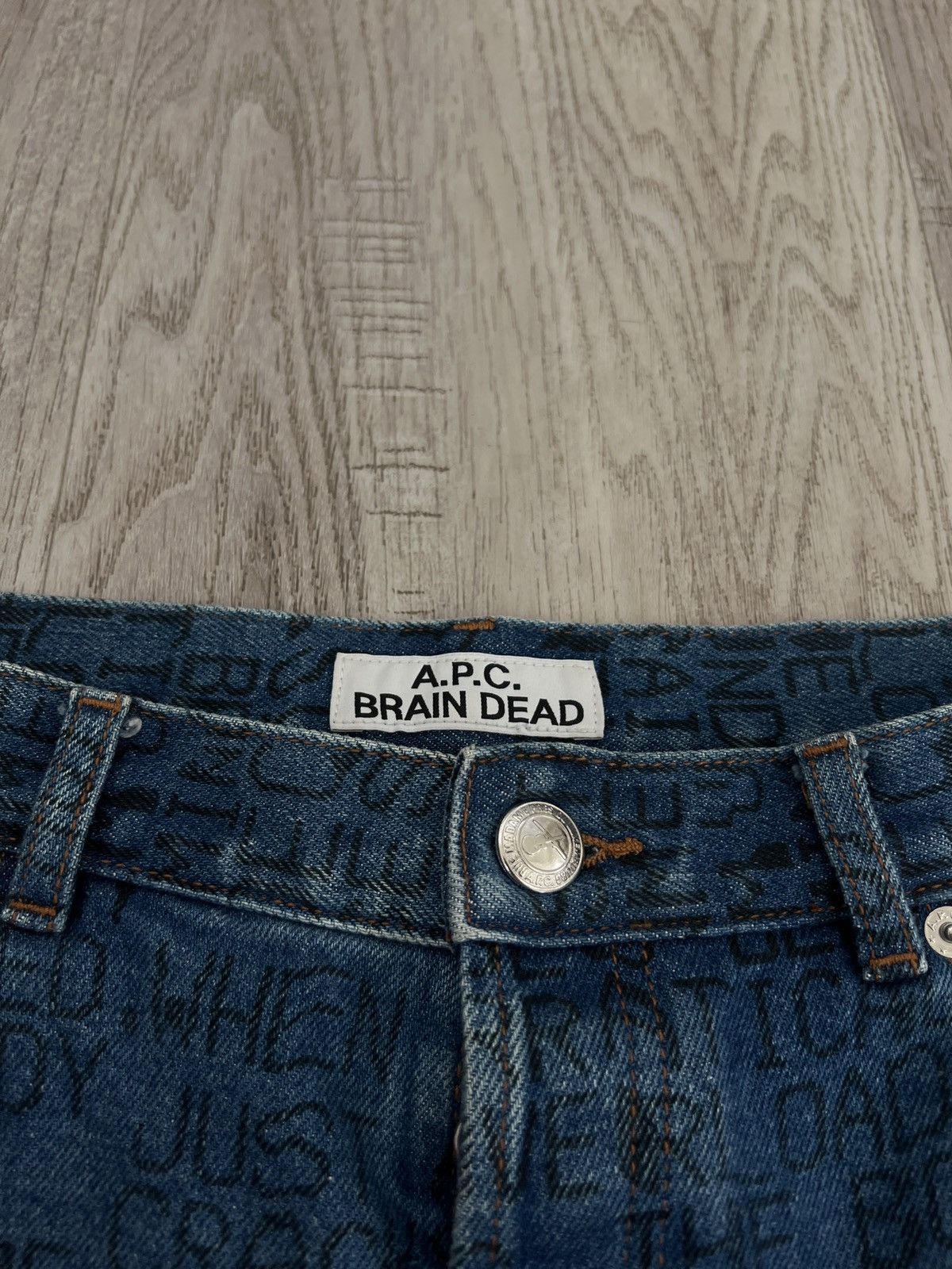 A.P.C. × Brain Dead Brain Dead x APC Denim Size US 32 / EU 48 - 2 Thumbnail