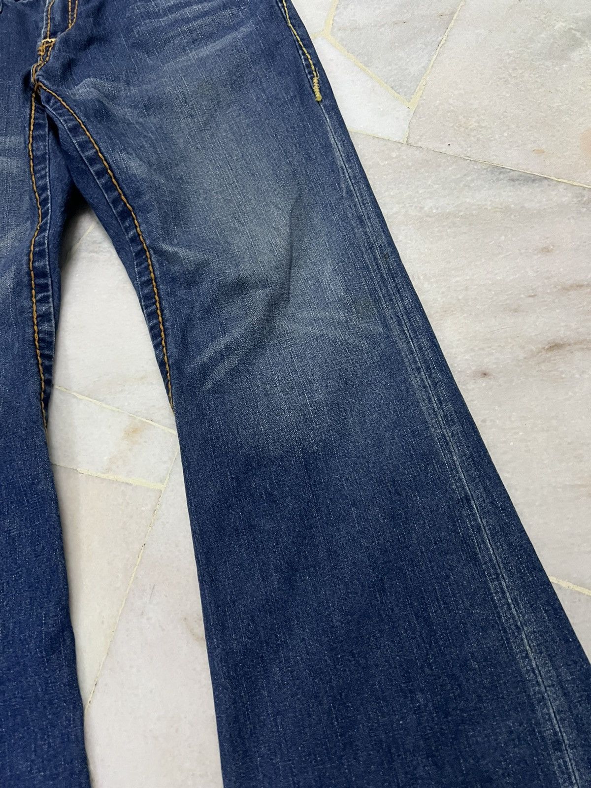 True Religion 💥Flare💥Twist Leg True Religion Billy Giant Big T Jeans Size US 34 / EU 50 - 7 Thumbnail