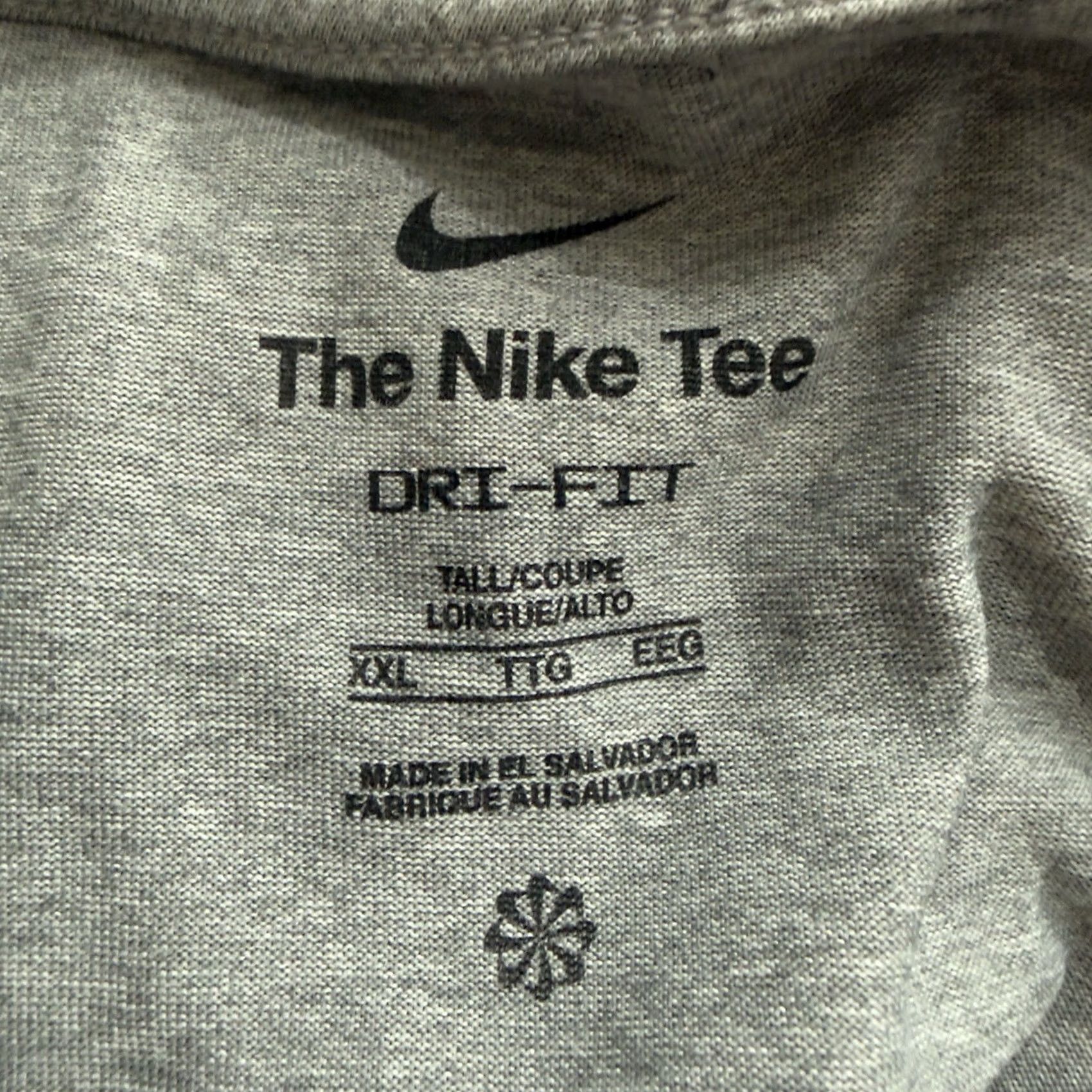 Nike VINTAGE The Nike Tee Gray Basketball Graphic Casual Tee Mens Size XXL Size US XXL / EU 58 / 5 - 4 Thumbnail