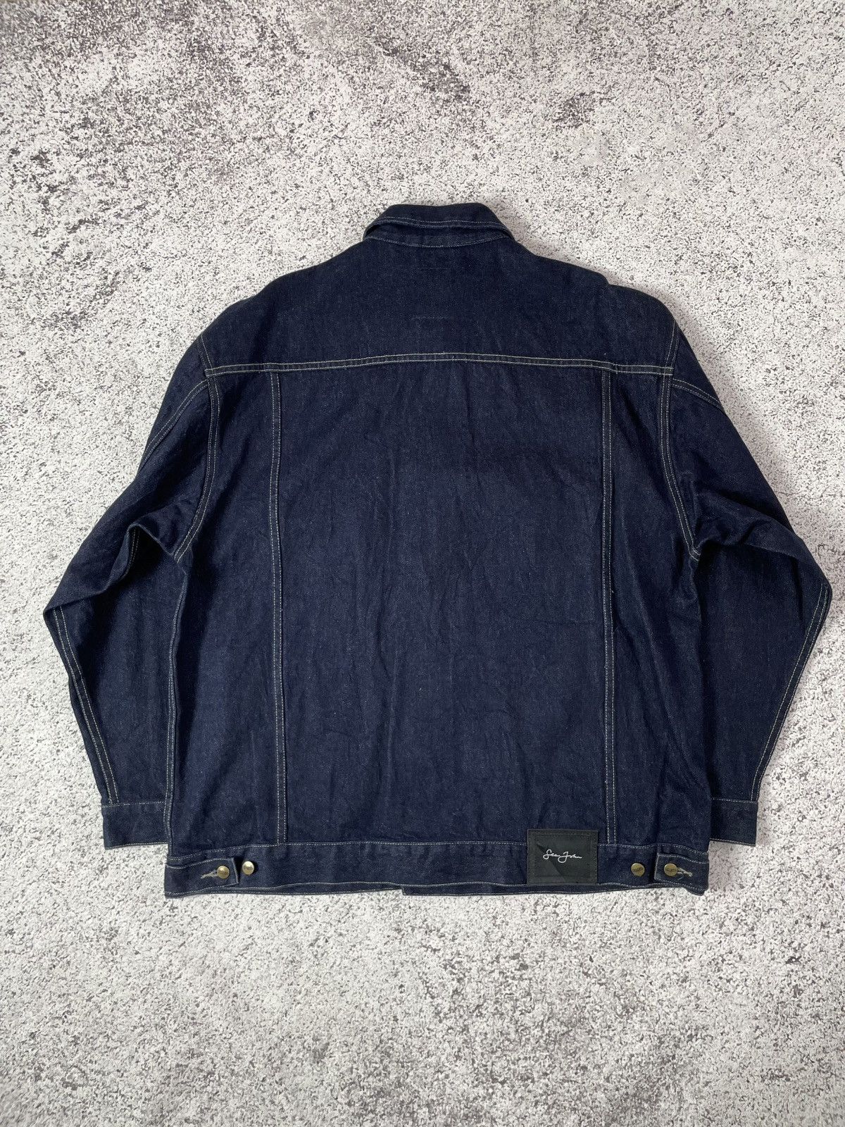 Rap Tees 2000s Sean John Hiphop DMX Rap Beautiful Jeans Jacket Denim Size US XL / EU 56 / 4 - 5 Thumbnail