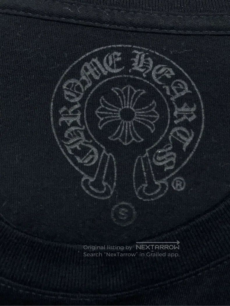 Chrome Hearts CHROME HEARTS Size S Sanskrit short sleeves with black cros Size US S / EU 44-46 / 1 - 6 Thumbnail