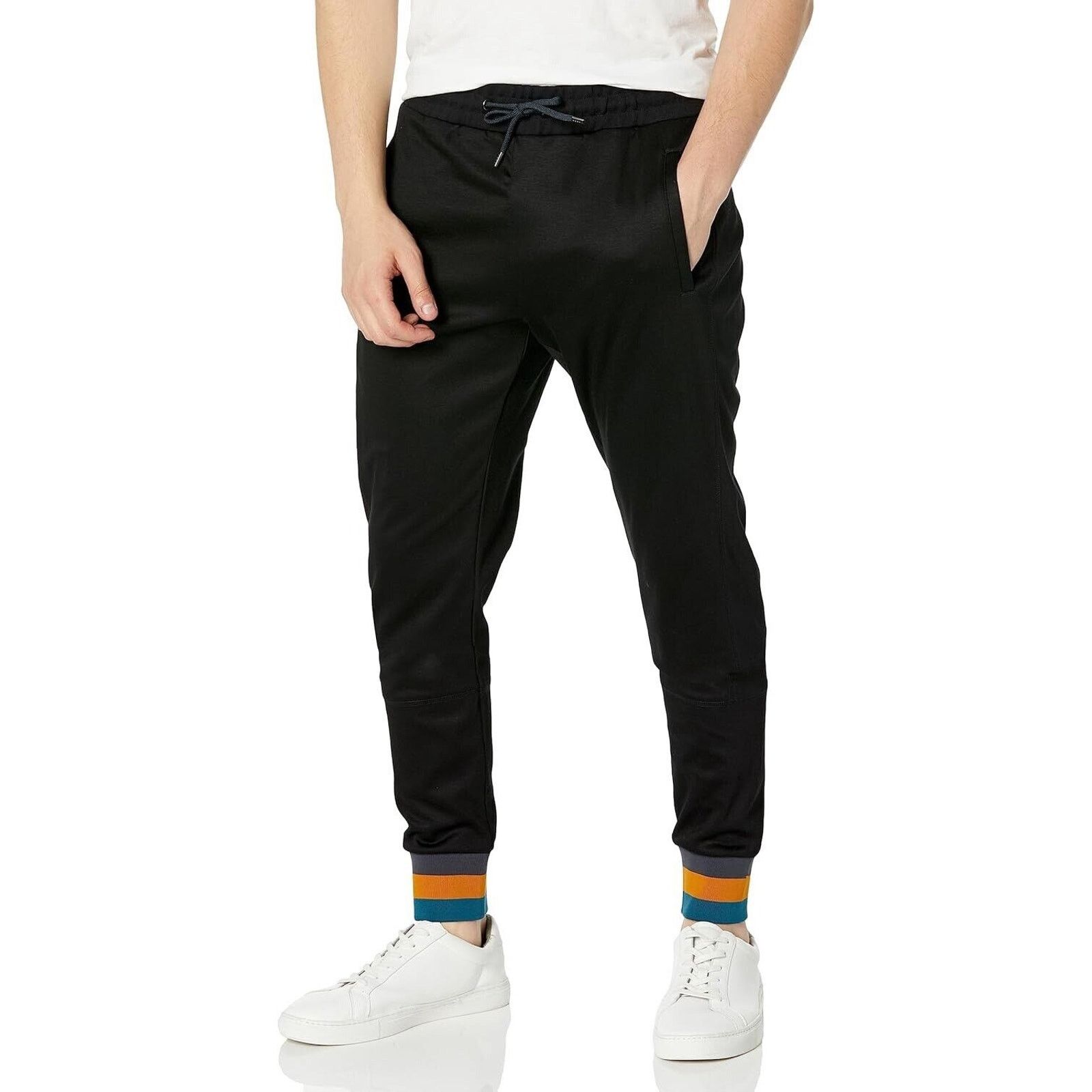 Paul Smith $250 Paul Smith Lounge Joggers Track Pants Stripe Cuff XL Size US 38 / EU 54 - 2 Thumbnail