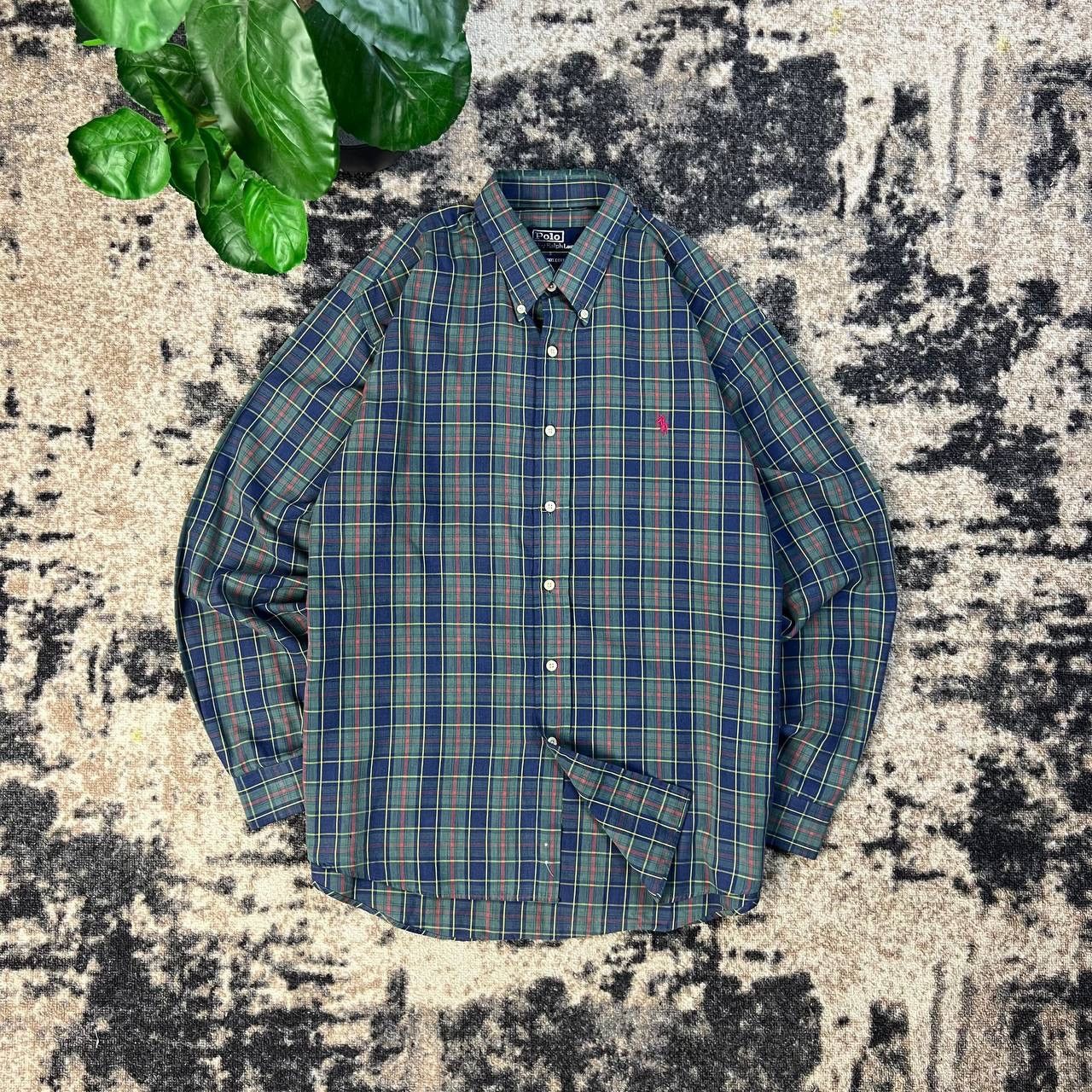 Polo Ralph Lauren Polo Ralph Lauren Vintage 90s Checkered Button Up Shirt Size US XL / EU 56 / 4 - 1 Thumbnail