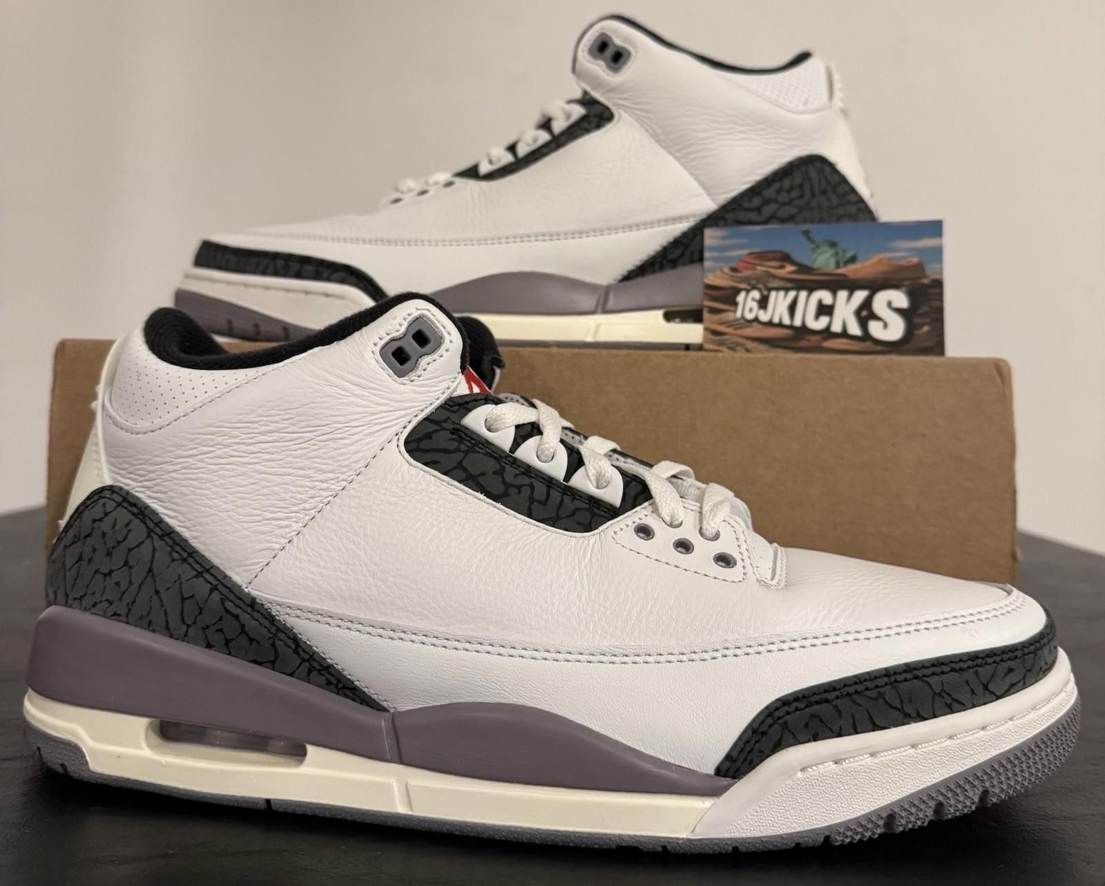 Jordan Brand Size 11 - Air Jordan 3 Retro Cement Grey Size US 11 / EU 44 - 1 Thumbnail