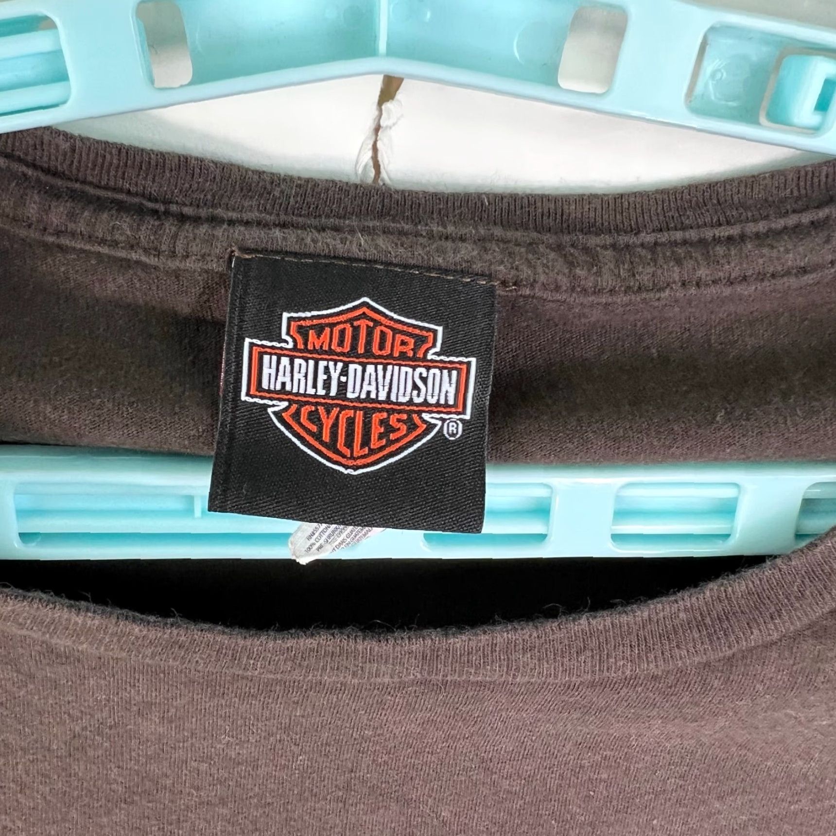 Harley Davidson Harley-Davidson Camouflage Casual Shirt Womens 2X Brown Motorcycle Biker Size XXL / US 16-18 / IT 52-54 - 3 Thumbnail