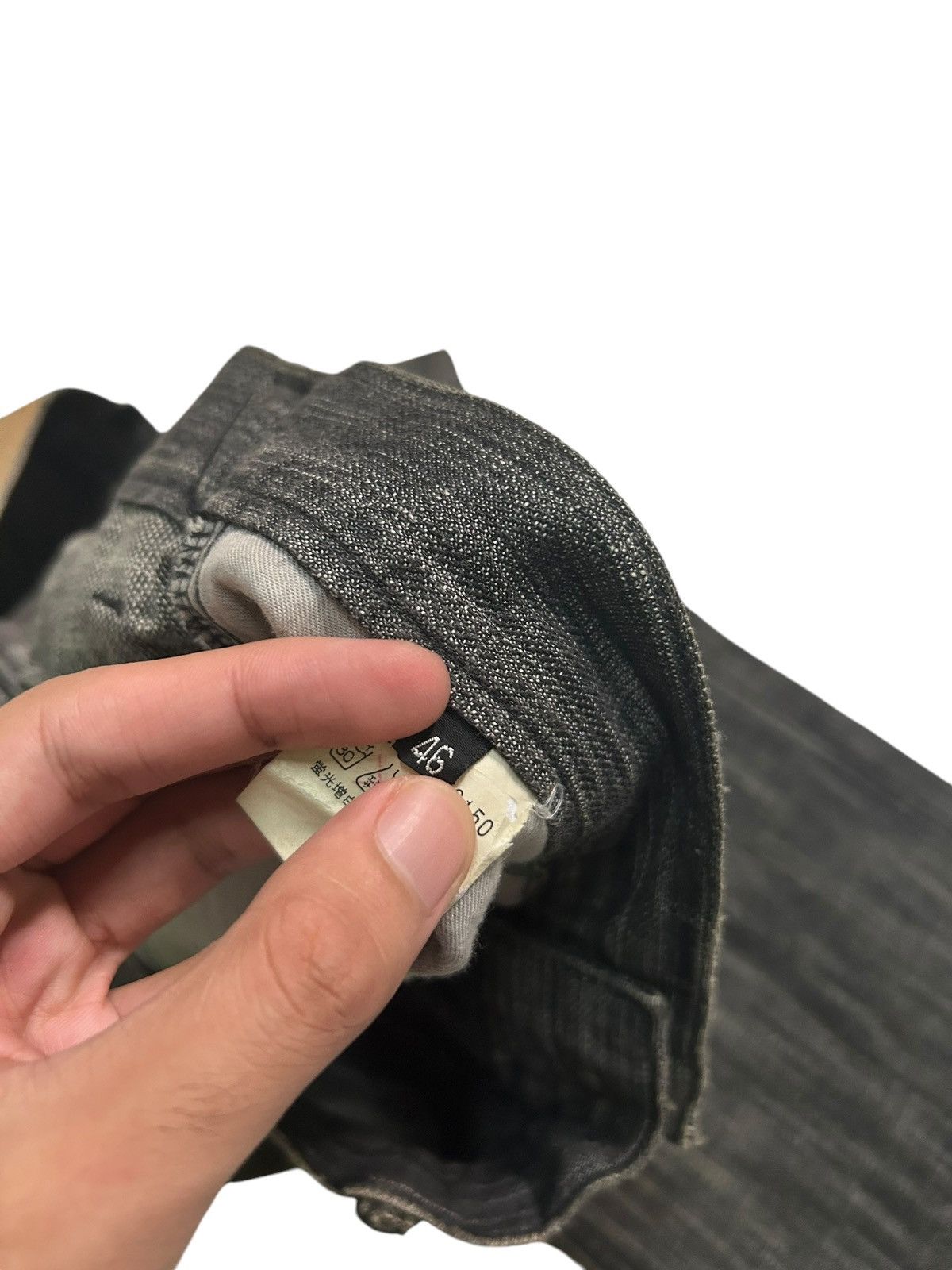 If Six Was Nine × Japanese Brand × Le Grande Bleu (L.G.B.) MK HOMME DISTRESSED DENIM MADE IN JAPAN RARE 🎌☠️☠️ Size US 32 / EU 48 - 7 Thumbnail