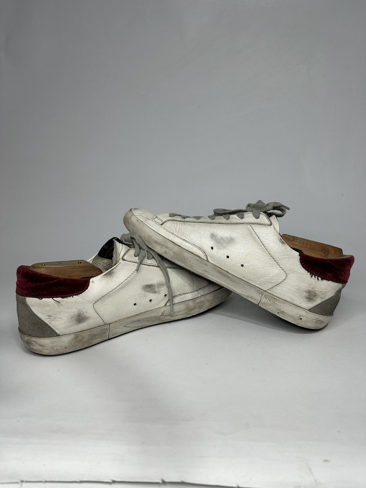 Golden Goose Golden Goose Superstar Blue Star Leather Sneakers Size US 8 / EU 41 - 4 Thumbnail