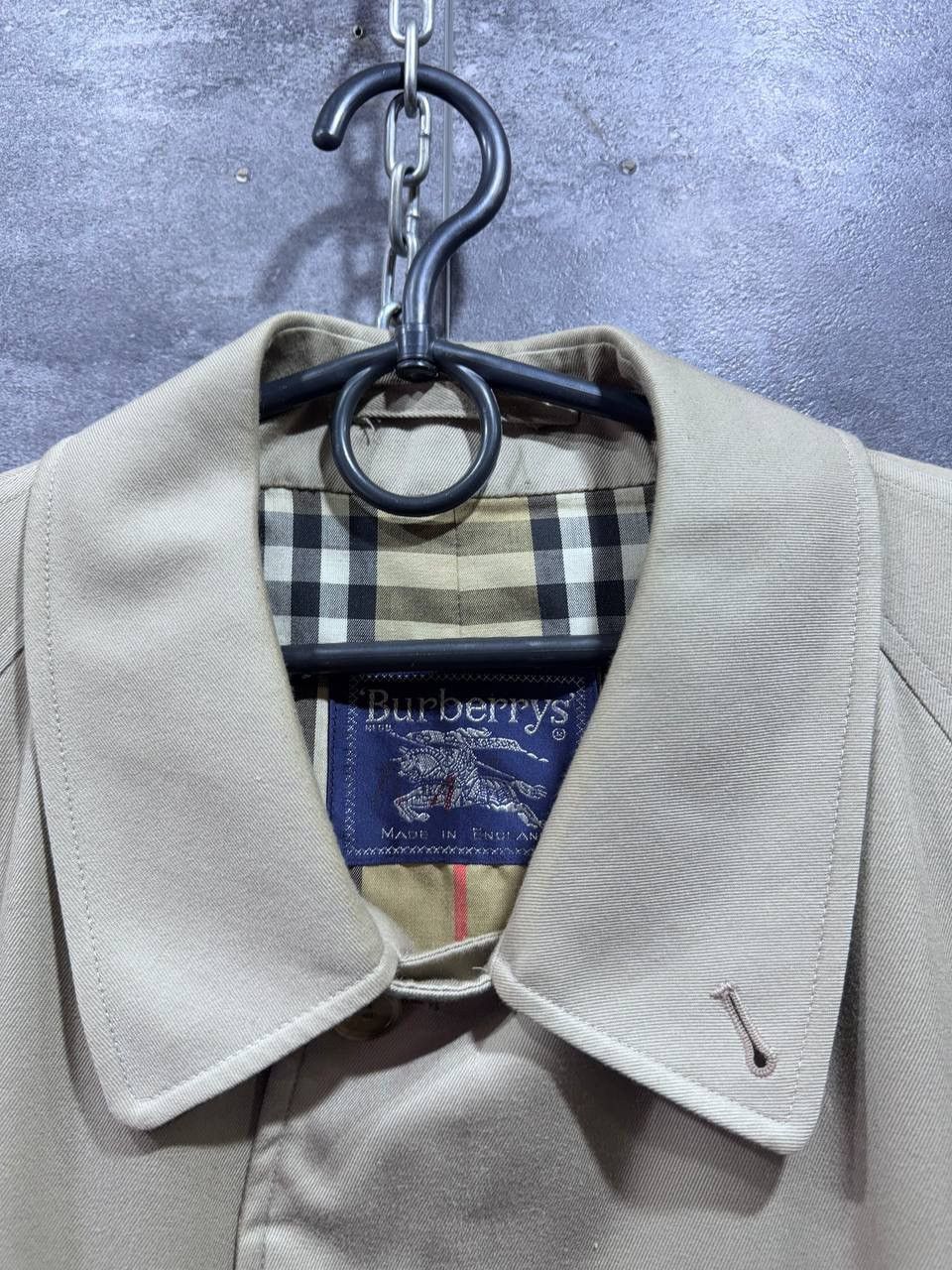 Burberry Burberrys London Trench Coat Beige Nova Check Lined Belted Size US L / EU 52-54 / 3 - 4 Thumbnail
