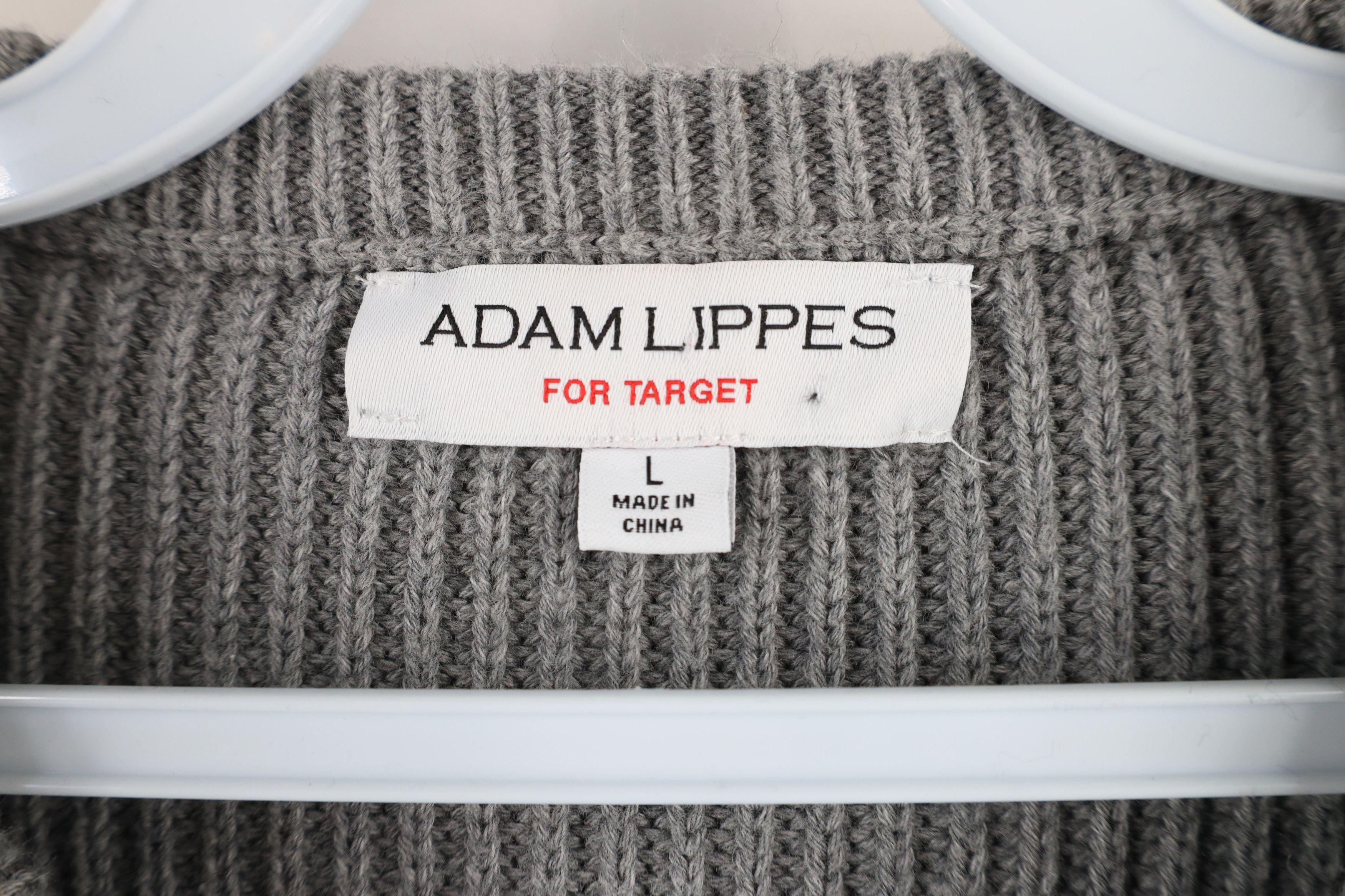 Vintage Adam Lippes For Target Heavyweight Ribbed Knit Sweater Size US L / EU 52-54 / 3 - 4 Thumbnail