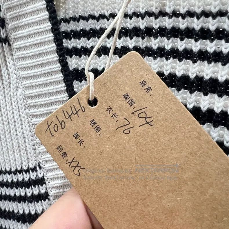 Brunello Cucinelli Brunello Cucinelli Black and white striped single button k Size XXS / US 00 / IT 34 - 5 Thumbnail