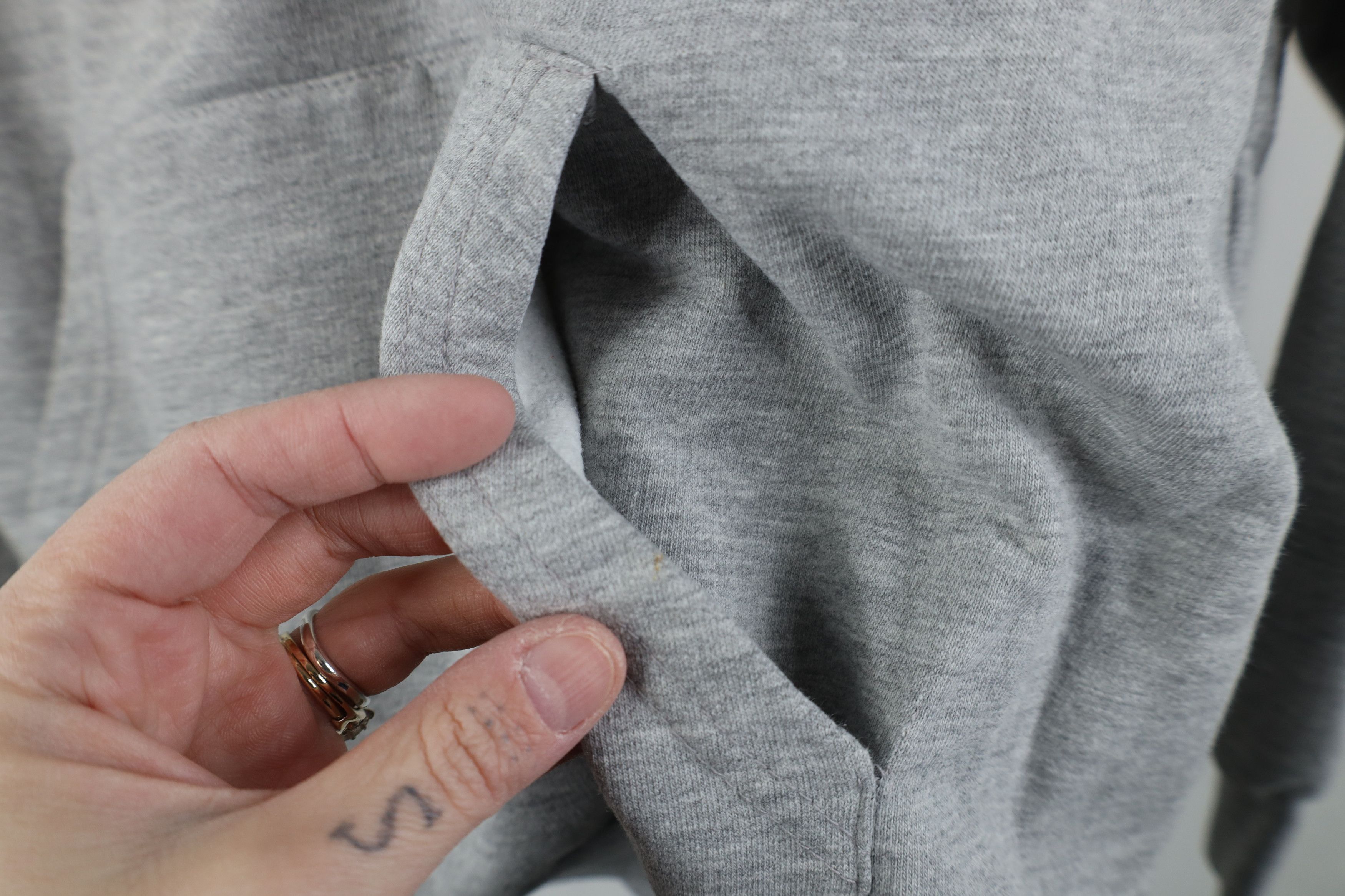 Vintage Vintage 90s University of Michigan Hoodie Sweatshirt Gray Size US S / EU 44-46 / 1 - 5 Thumbnail