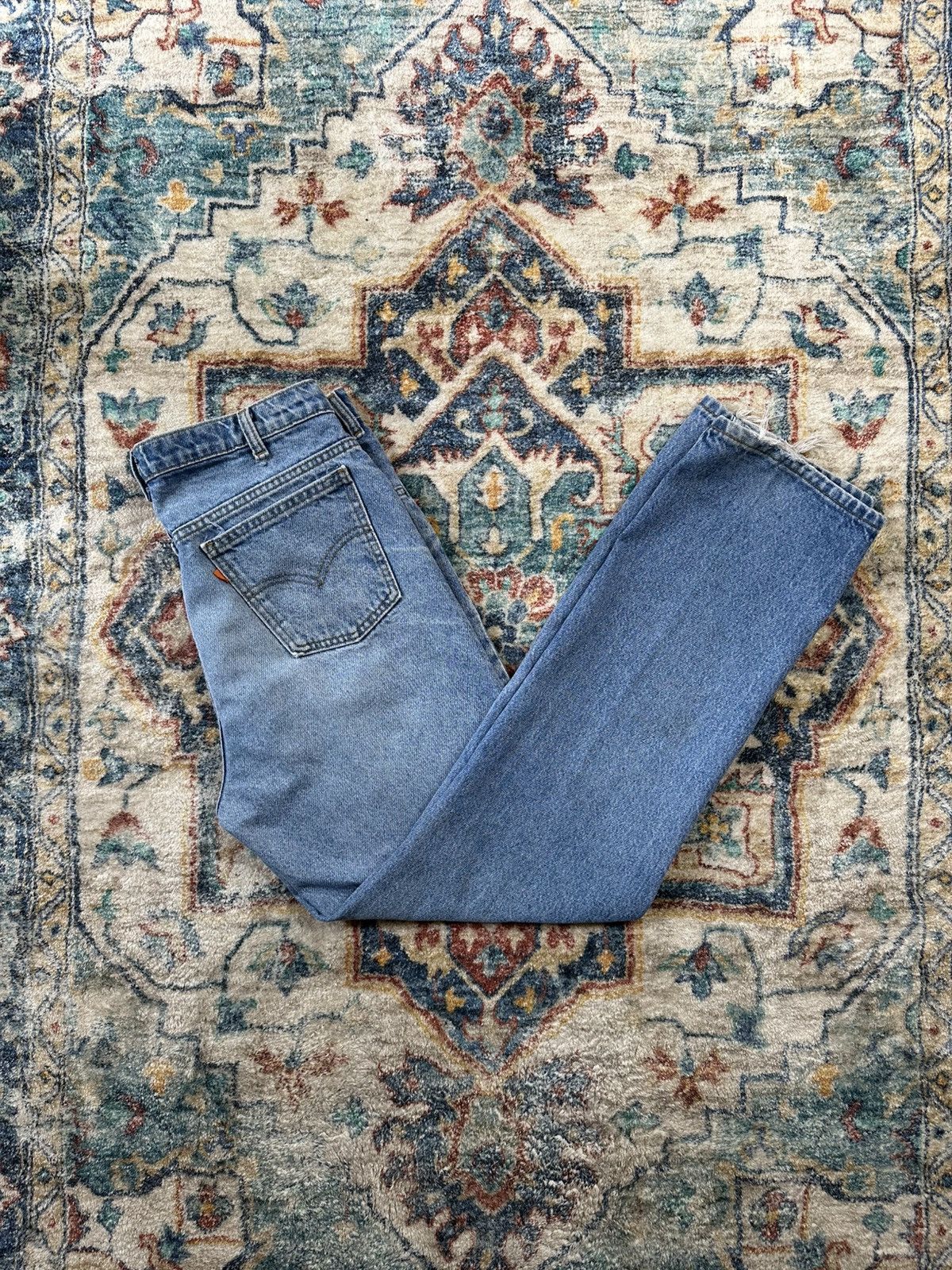Levi's × Vintage Vintage Levi’s Orange Tab Light Wash Jeans Size 36 Size US 36 / EU 52 - 1 Thumbnail