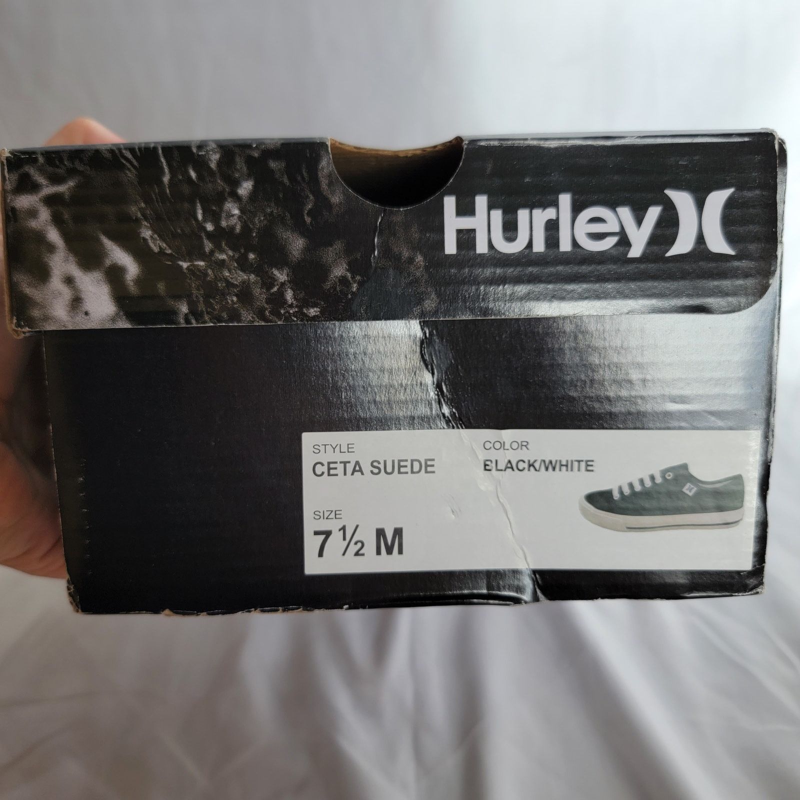 Hurley Hurley Black Suede Low Top Sneakers Size 7.5 Size US 7.5 / IT 37.5 - 5 Thumbnail