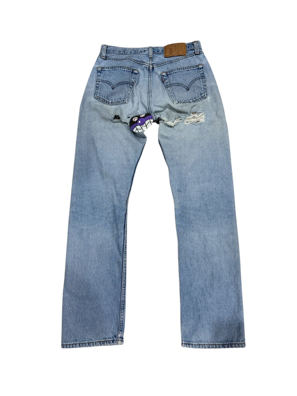 Levi's VINTAGE 90s LEVI’S 501 DISTRESSED JEANS Size 29" - 2 Thumbnail