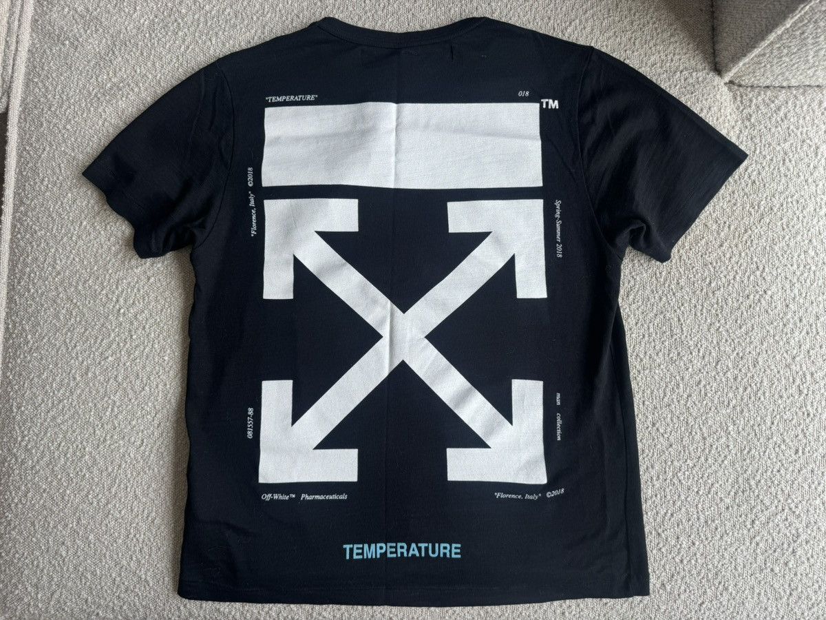 Off-White Off-White Mona Lisa Temperature TShirt SS18–Virgil Abloh Era Size US S / EU 44-46 / 1 - 2 Thumbnail