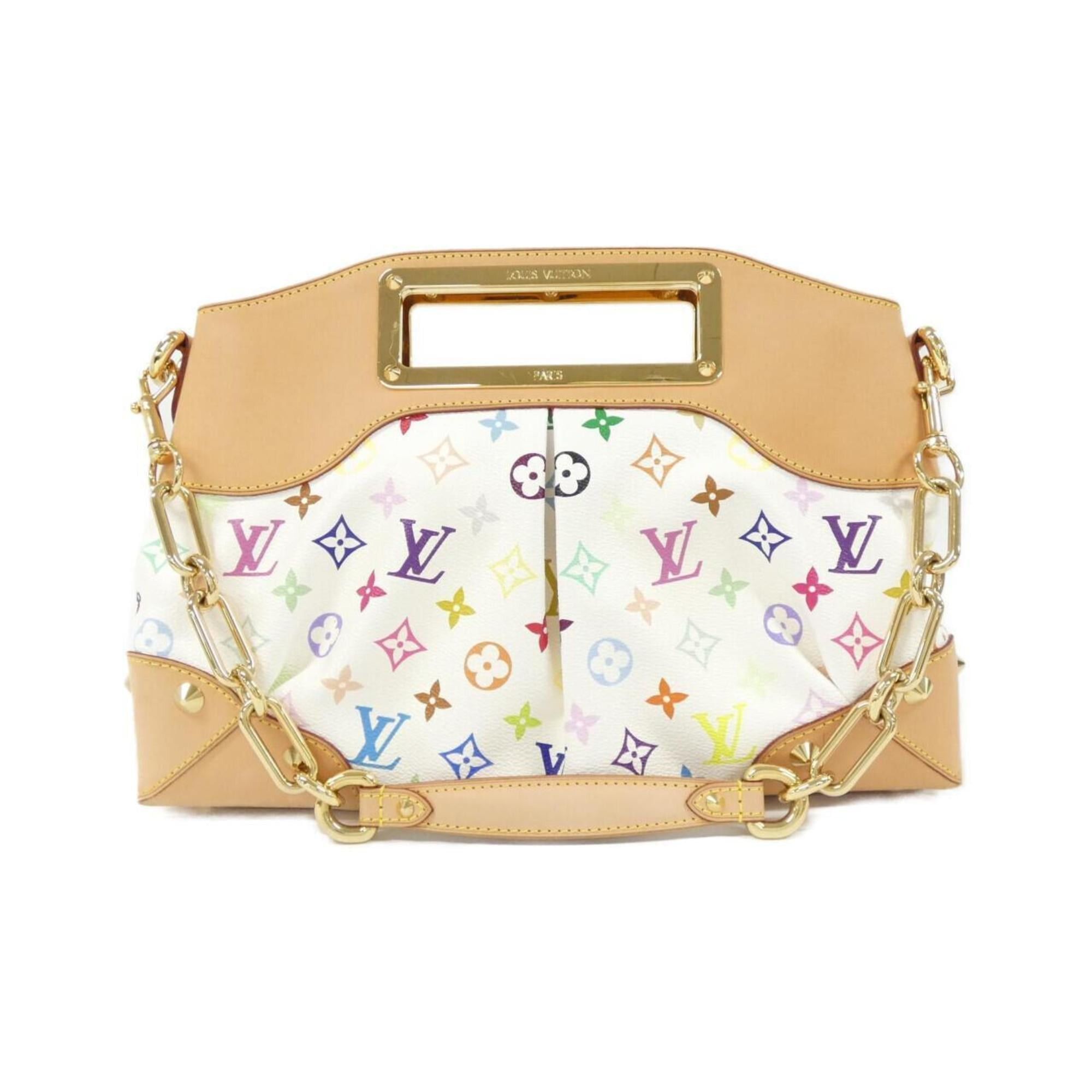 Louis Vuitton Multicolor Judy Mm M40255 Handbag in White, Women's