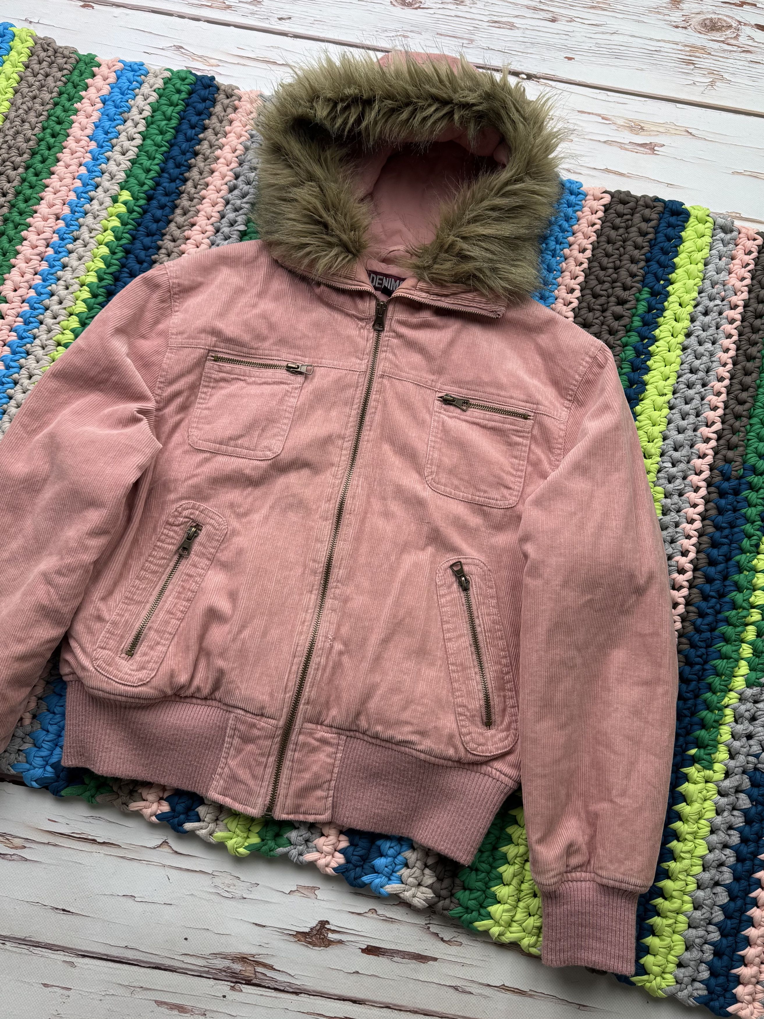 Vintage Vintage Corduroy Jacket With Faux Fur (ET1)(D15) Size US M / EU 48-50 / 2 - 3 Thumbnail