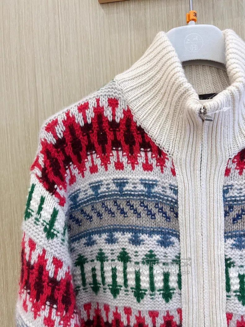 Loro Piana Loro Piana Holiday Series Fair Isle Knit Cardigan Jacket, Size XS / US 0-2 / IT 36-38 - 2 Thumbnail