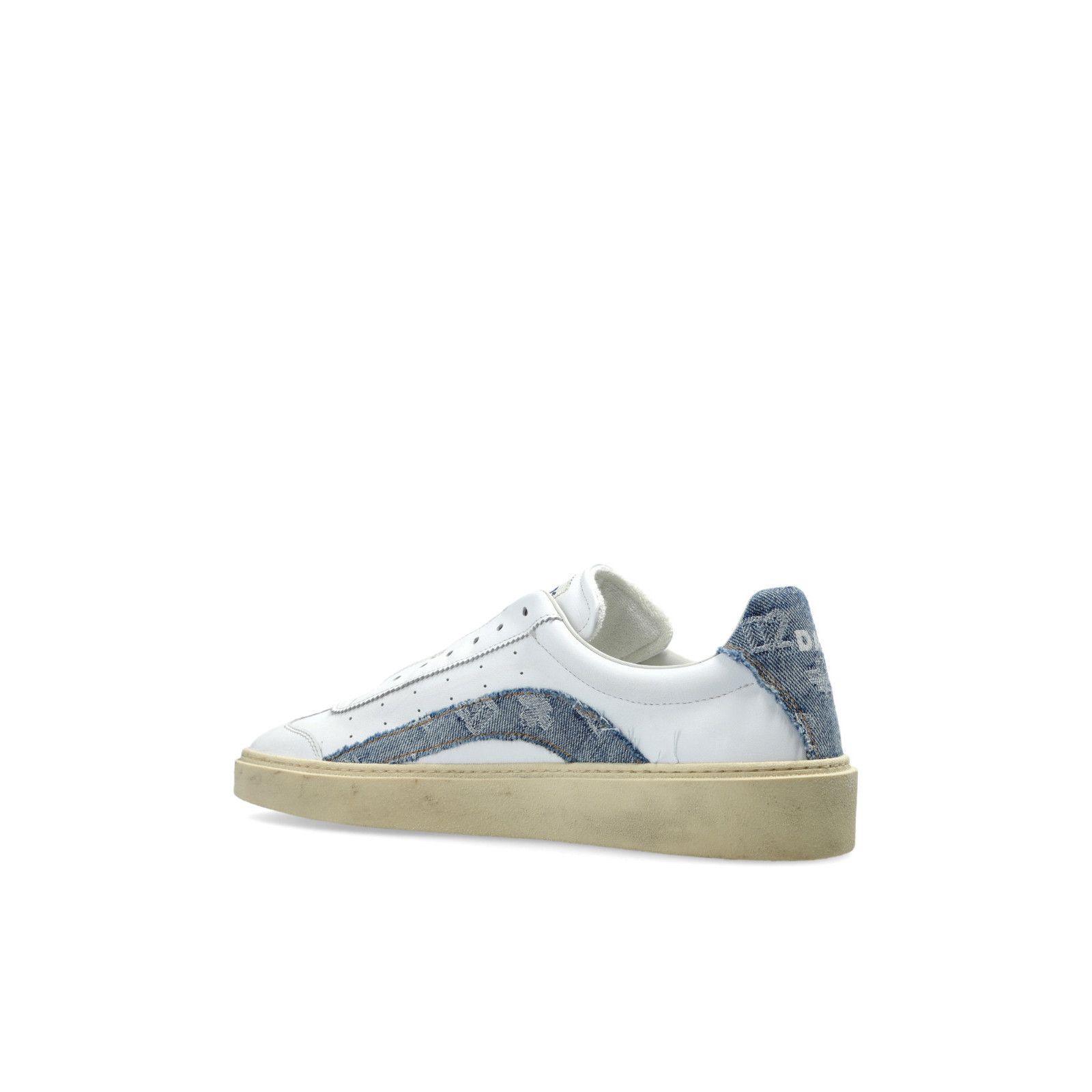 Dsquared2 DSQUARED2 Rider White Leather Sneakers New And Authentic (Me Size US 9 / EU 42 - 3 Thumbnail