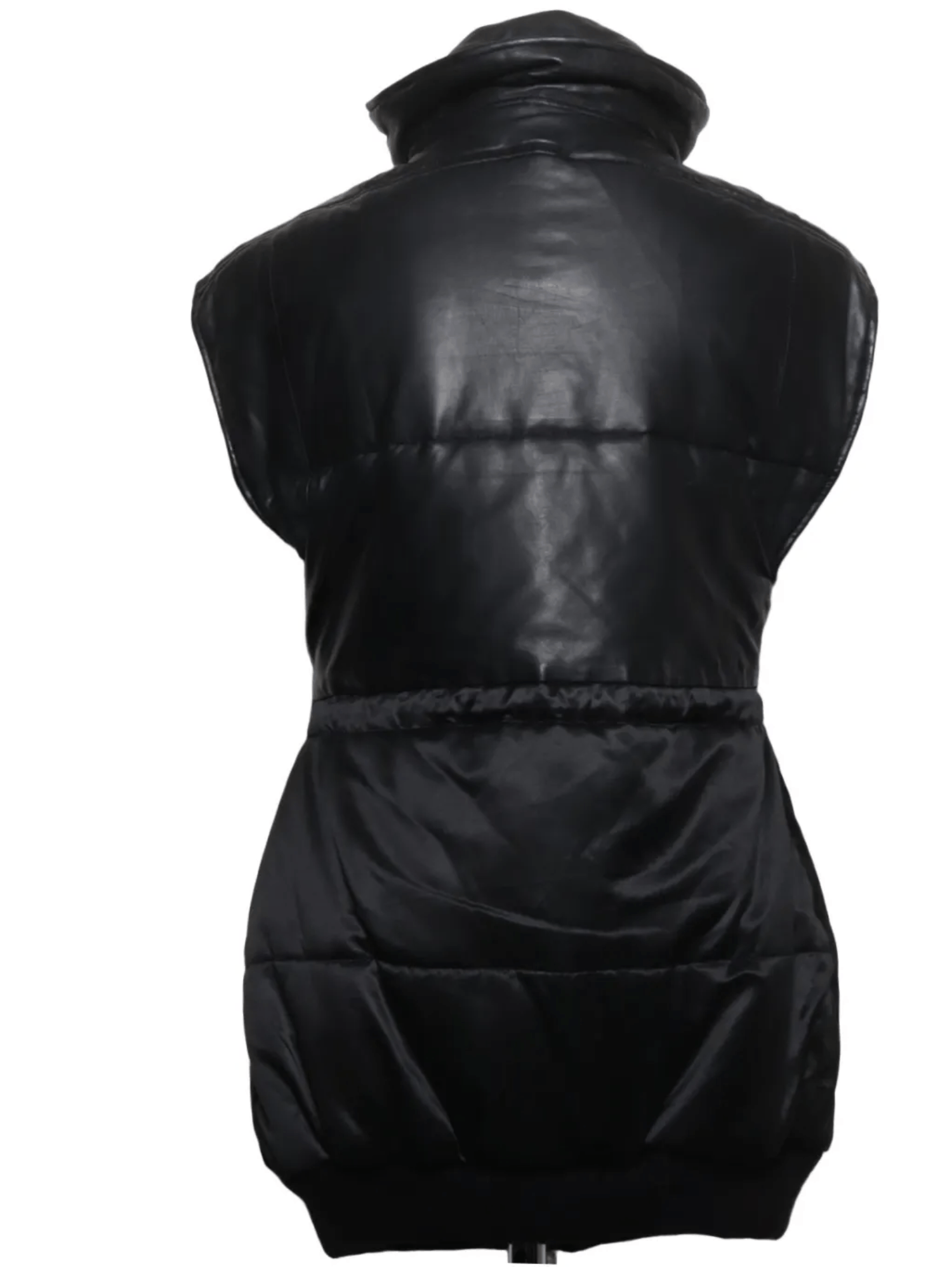 SKINGRAFT Leather Puffer Vest Black Size S, Skingraft – Size S / US 4 / IT 40 - 4 Thumbnail