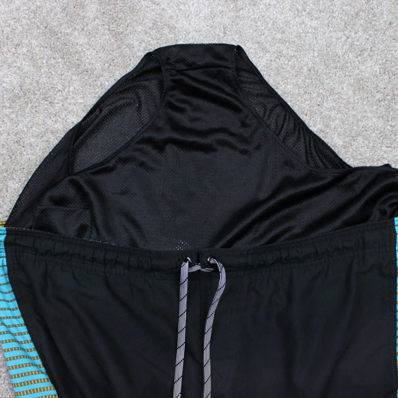Nike Nike Swim Trunks Mens XL Black/Blue Lined Polyester Drawstring 11" Inseam Trunks Size ONE SIZE - 7 Thumbnail