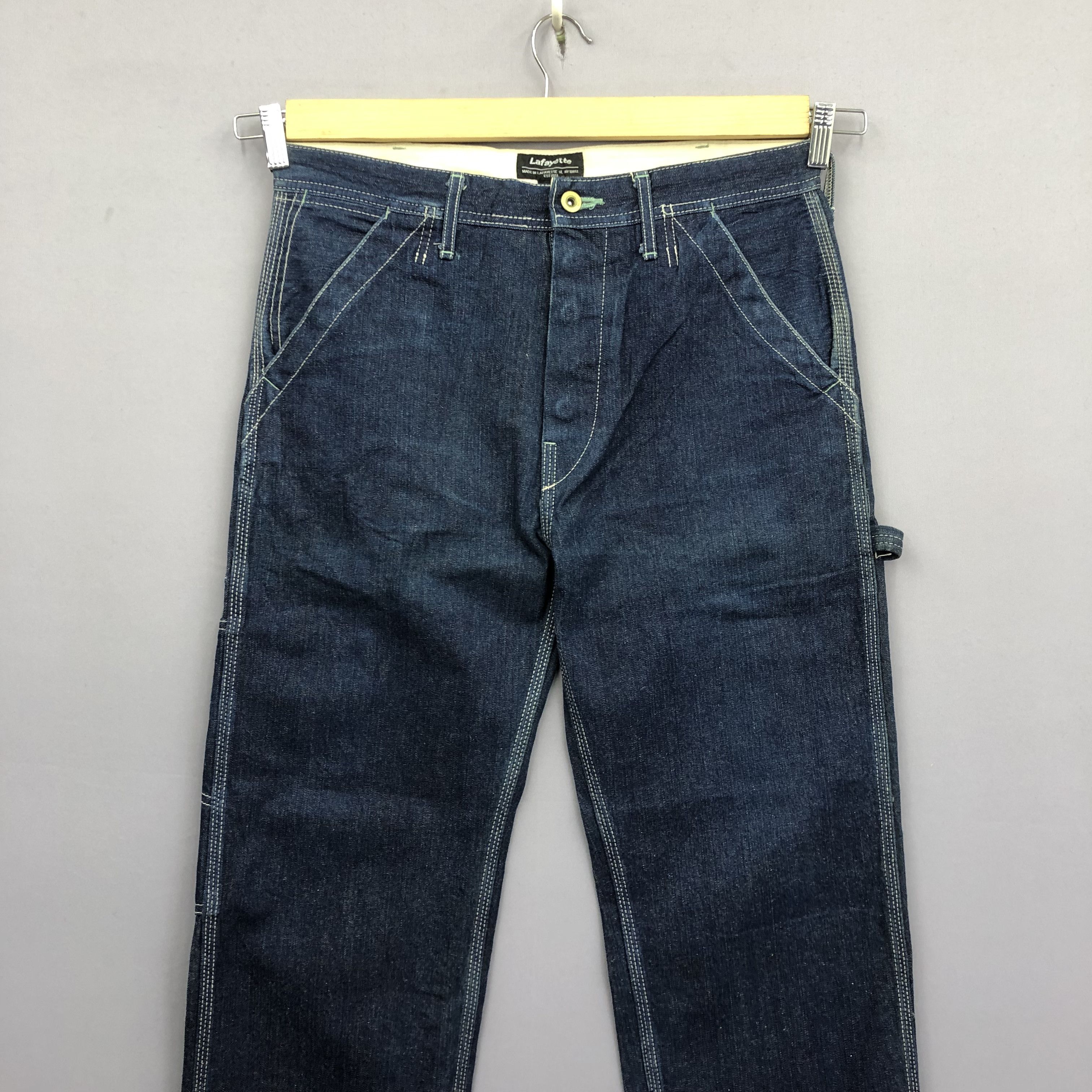 Lafayette 148 Crazy 90s Lafayette Multipocket Carpenter Jeans Skater Denim Size US 32 / EU 48 - 4 Thumbnail