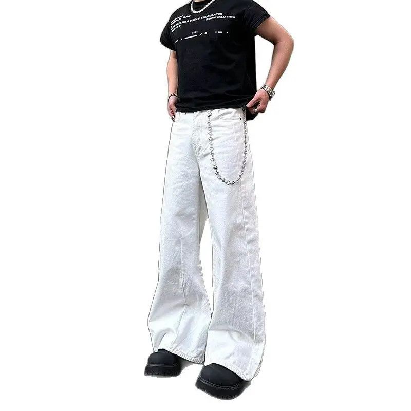 Japanese Brand Retro loose curved knife wide leg jeans Size US 32 / EU 48 - 5 Thumbnail