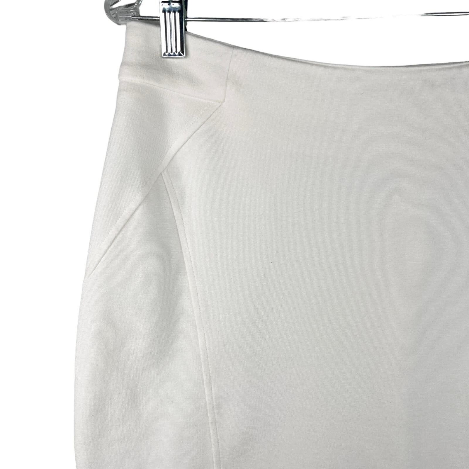 J.McLaughlin J McLaughlin Leslie Pencil Skirt 8 Off White Stretch New Size 30" / US 8 / IT 44 - 7 Thumbnail