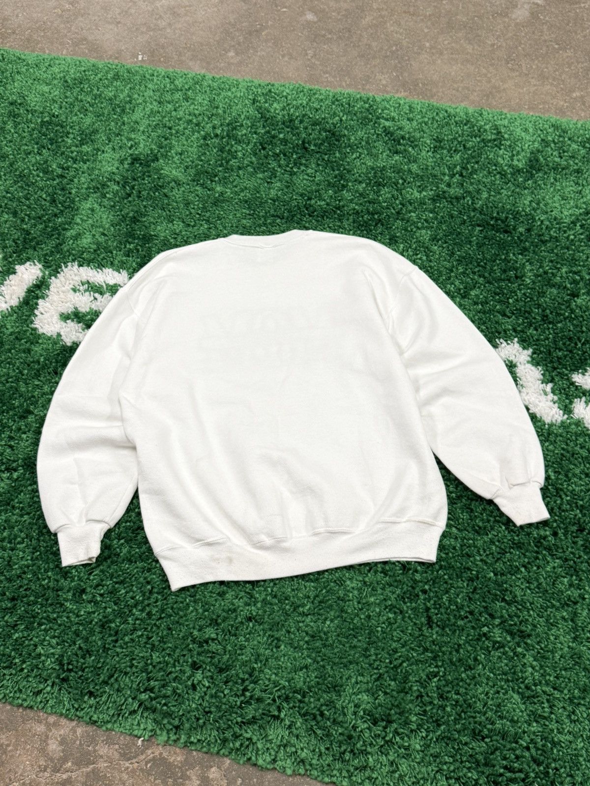 Jerzees × Vintage Vintage "Longhorn Mom" Plaid Logo Sweatshirt 90s 80s XL Size US XL / EU 56 / 4 - 6 Thumbnail