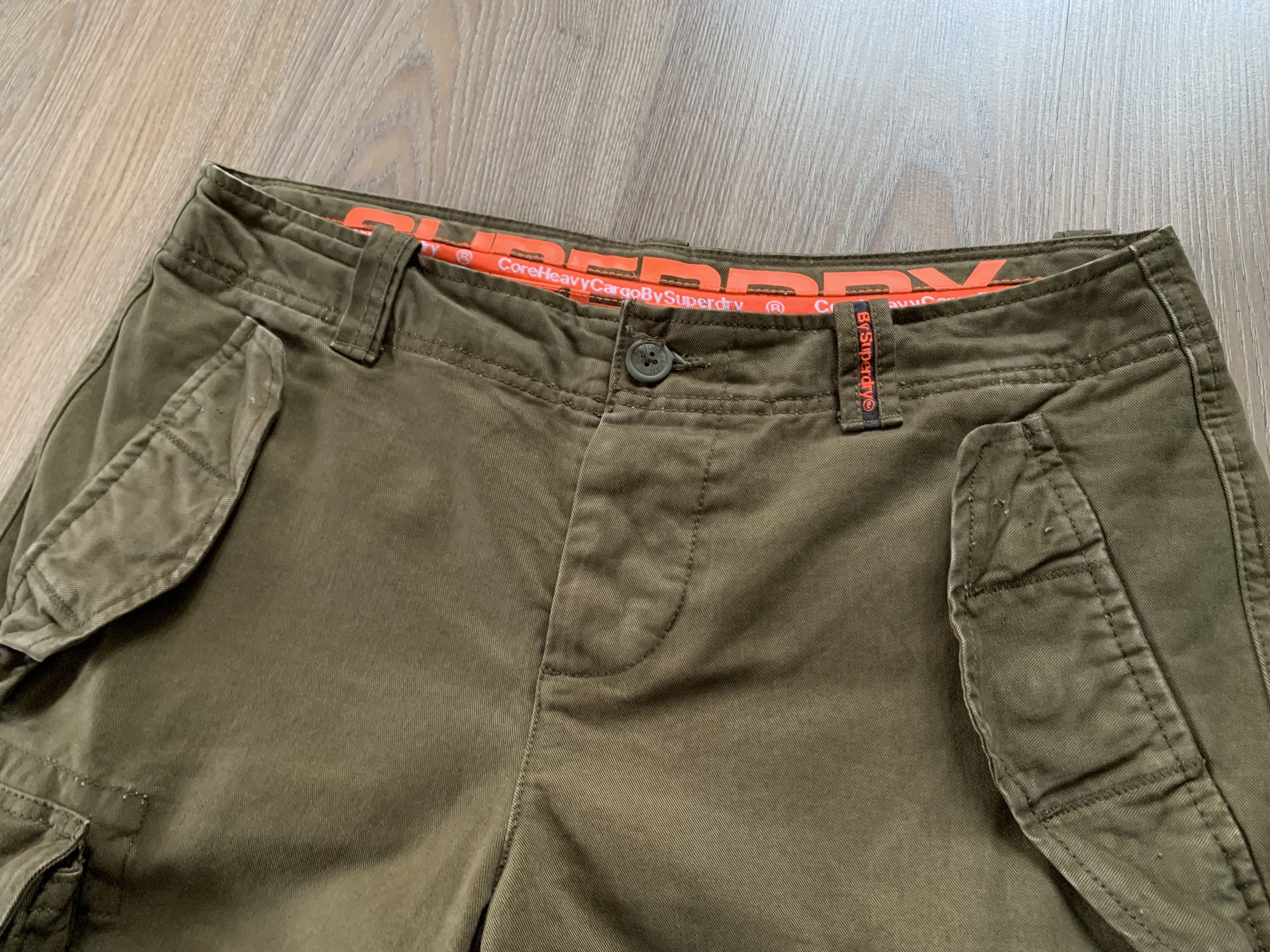 Japanese Brand × Superdry Superdry Khaki Cargo Shorts Multi Pocket Size US 34 / EU 50 - 5 Thumbnail