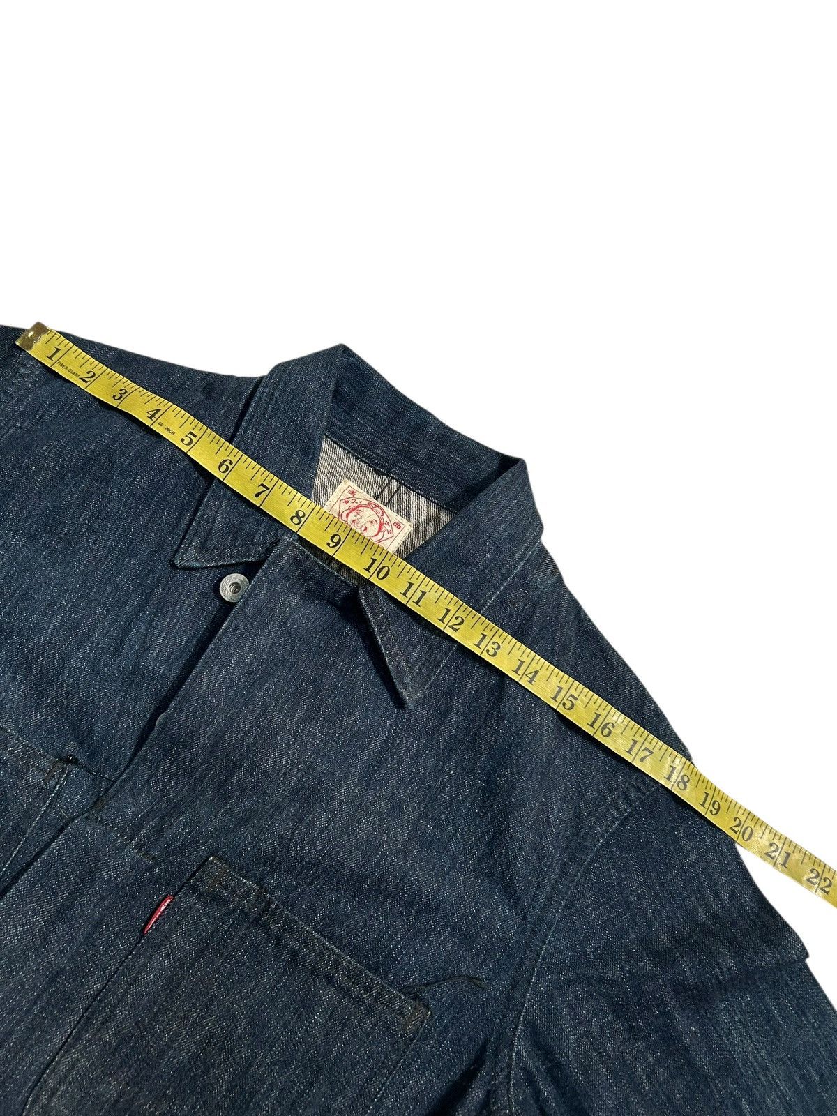 Evisu × Vintage RARE!!! Vintage Evisu Japan Seagull Blue Denim Coverall Size US 38 / EU 54 - 17 Thumbnail