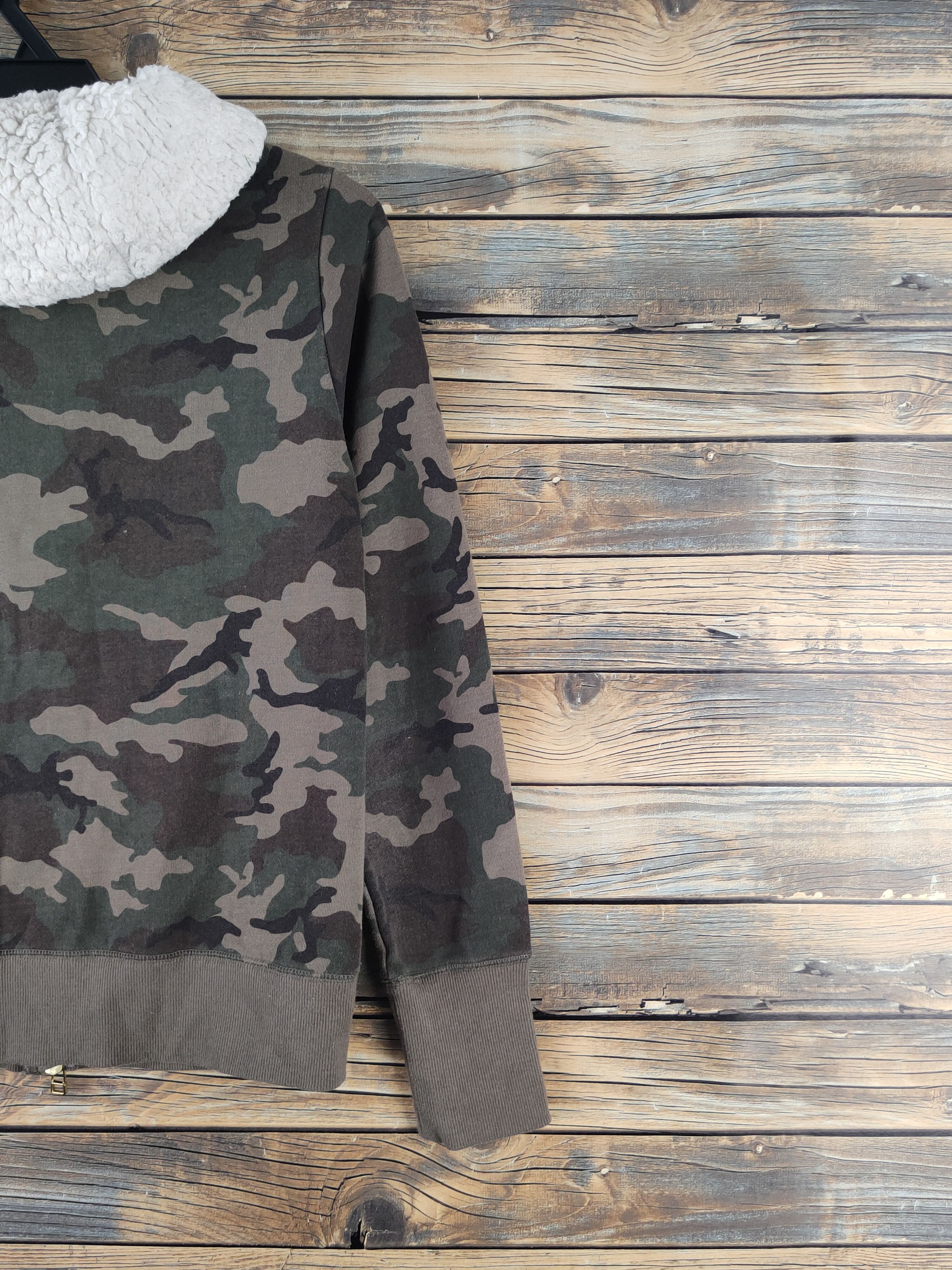 Japanese Brand DL Purple & Yellow Camouflage Sweaters #2492 Size M / US 6-8 / IT 42-44 - 9 Thumbnail