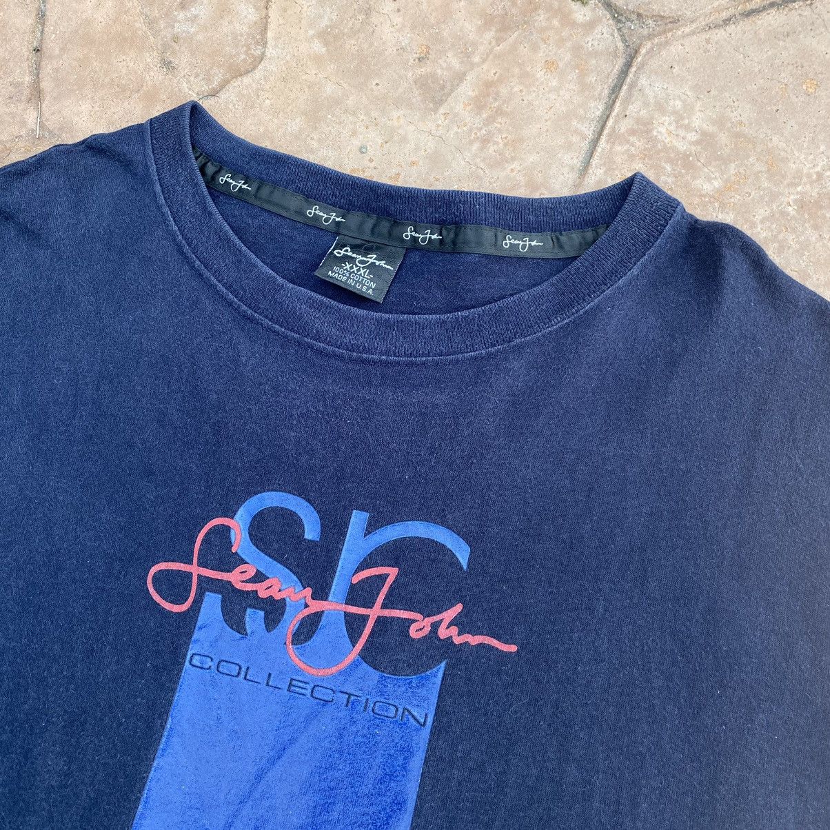 Sean John Vintage Faded Y2K Sean John Oversized ERD GRUNGE TEE Size US XXL / EU 58 / 5 - 3 Thumbnail