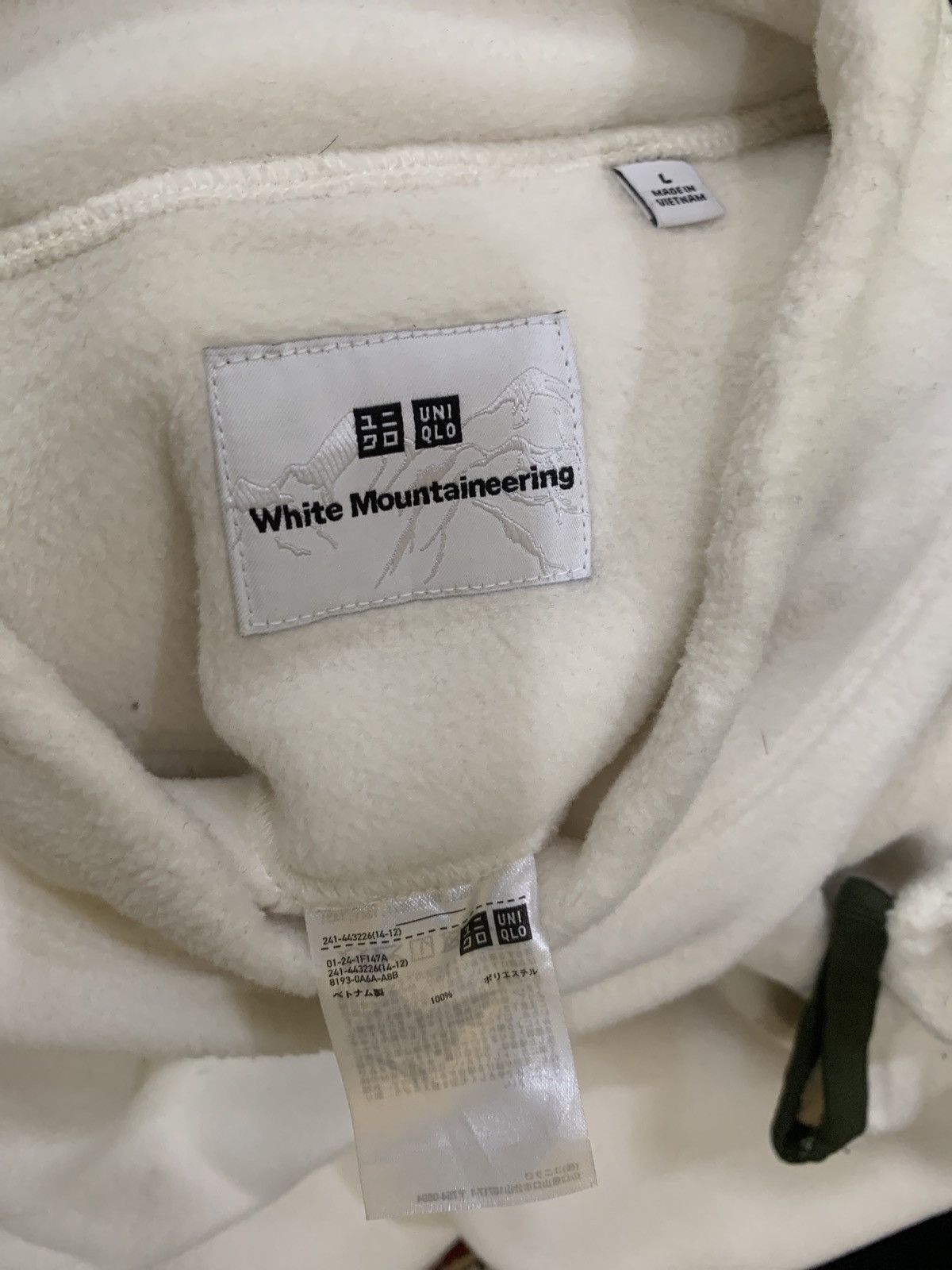 White Mountaineering White Mountaineering Fleece Sweater Size L / US 10 / IT 46 - 11 Thumbnail