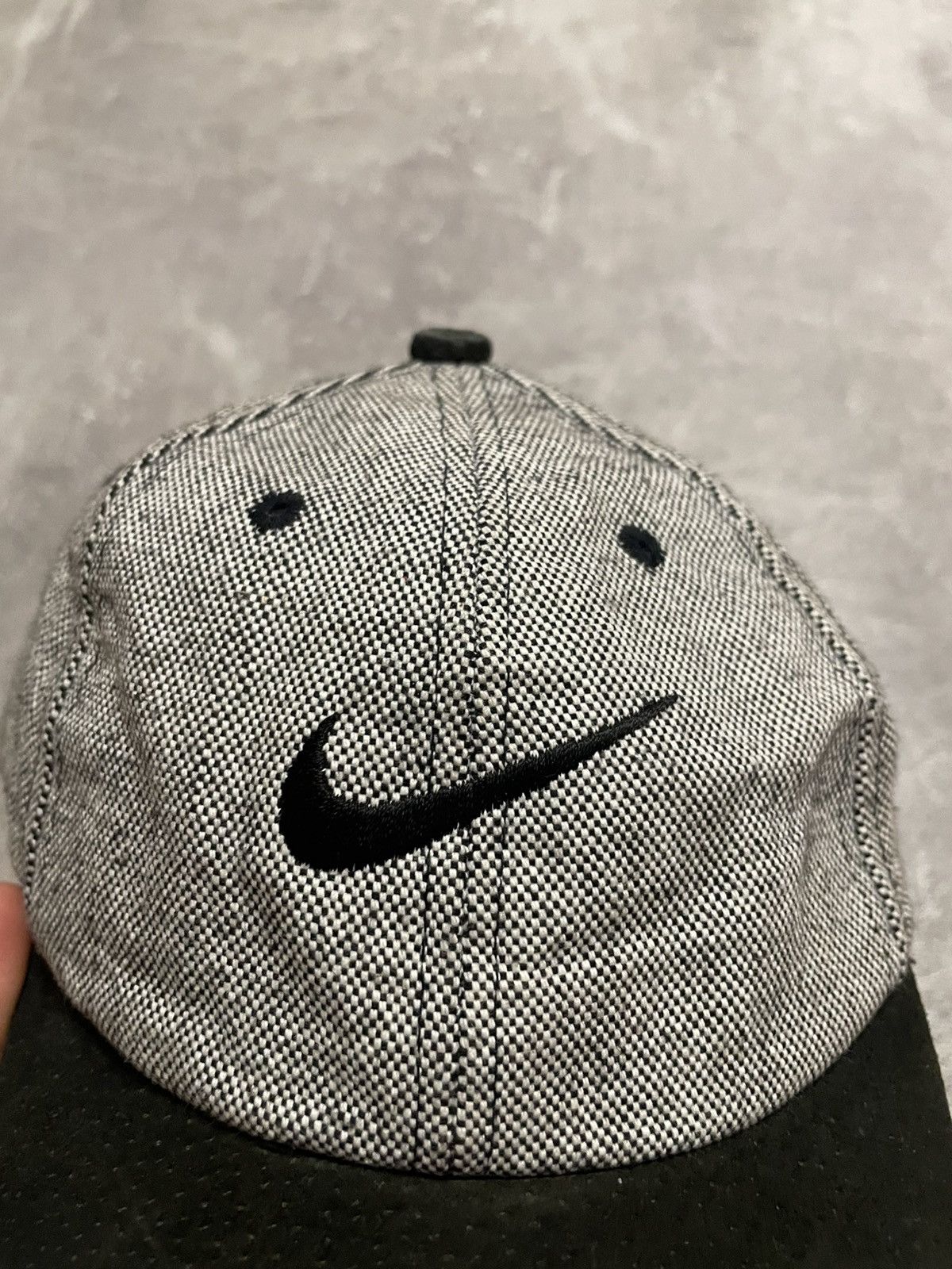 Nike × Vintage Vintage Nike Swoosh Logo Y2K Cap Hat Size ONE SIZE - 3 Thumbnail
