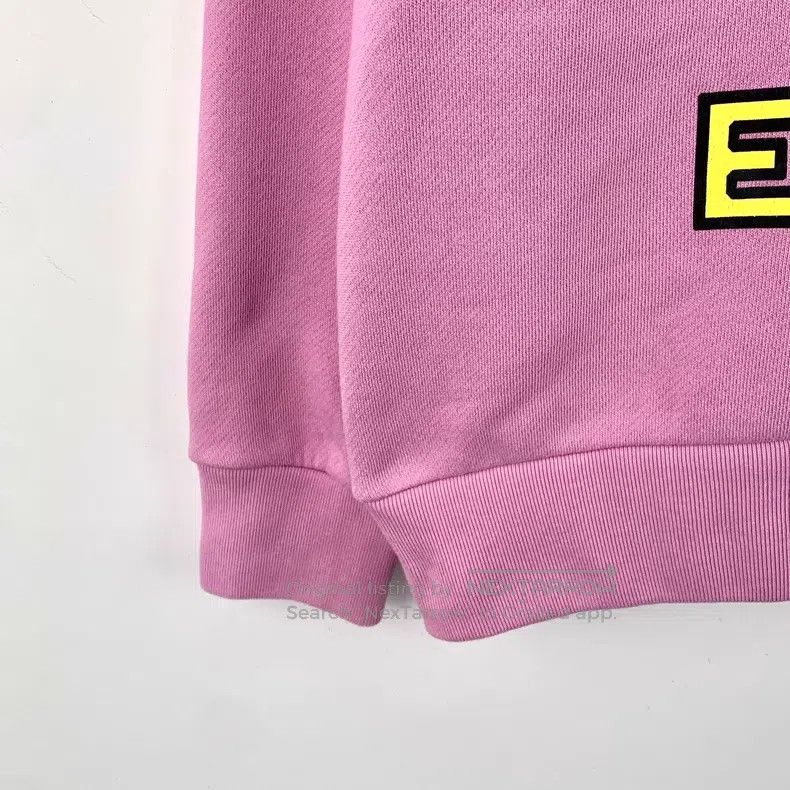 Gucci Gucci Pink pineapple letter printed cotton round-neck long Size XS / US 0-2 / IT 36-38 - 5 Thumbnail