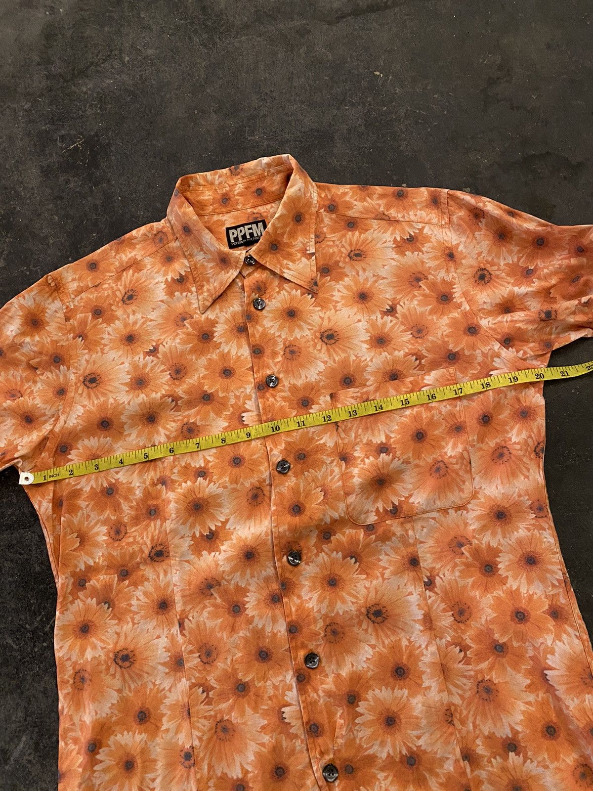 Beauty Beast × Japanese Brand × PPFM Y2k PPFM Flower pattern button shirt Size US M / EU 48-50 / 2 - 7 Thumbnail