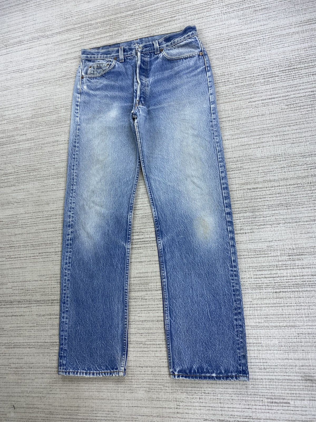 Levi's 🔥Vintage Levi’s 501 Blue Wash Denim Pants Size US 32 / EU 48 - 4 Thumbnail