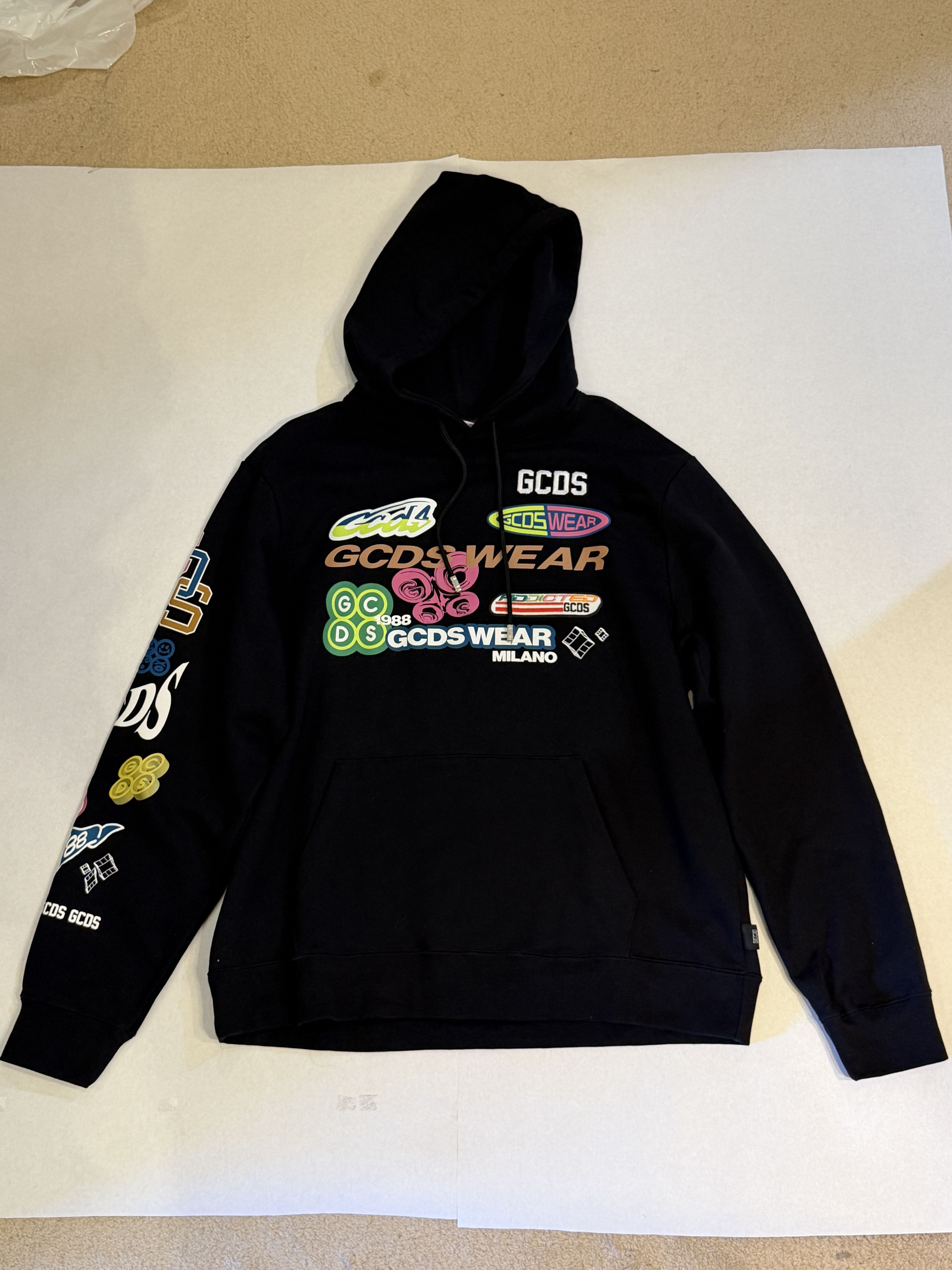 GCDS GCDS Graphic Hoodie Size US XXL / EU 58 / 5 - 1 Thumbnail