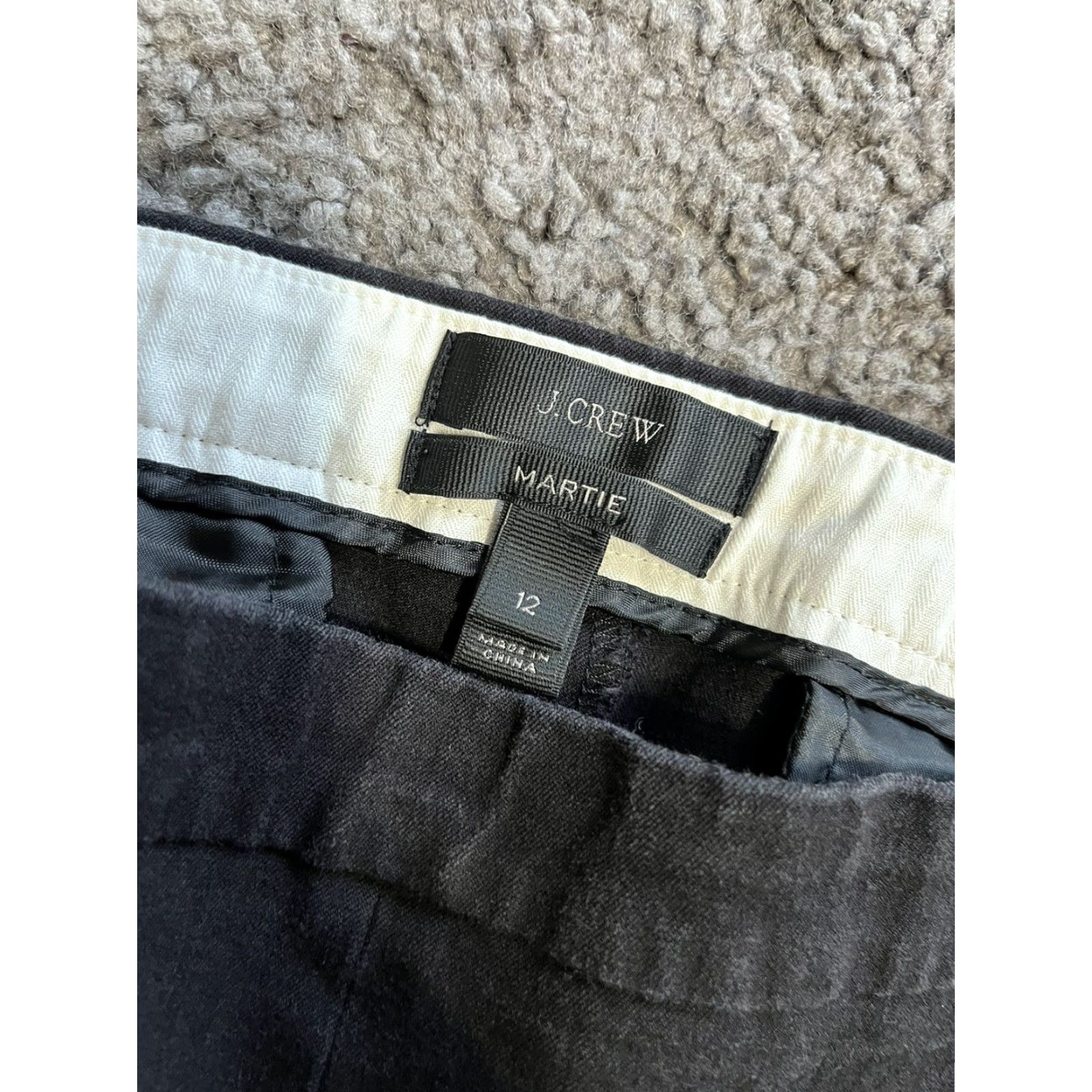 J.Crew J.CREW Martie Pant Dress Pants Women Black 12 EUC Stretchy Regular Size 12 Size 34" / US 12 / IT 48 - 5 Thumbnail