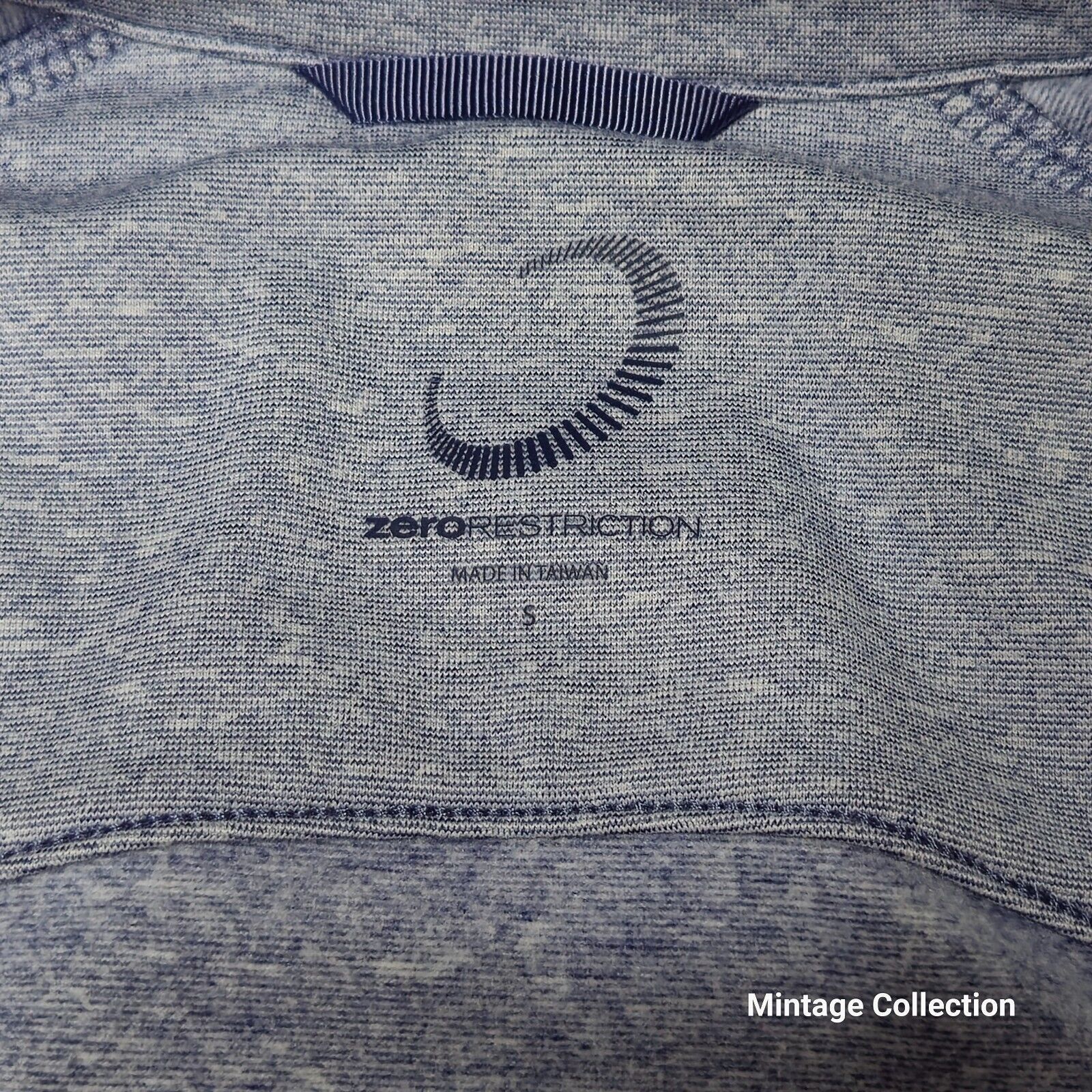 Other ZERO RESTRICTION FULL ZIP BLUE GOLF JACKET MADE IN TAIWAN Size US S / EU 44-46 / 1 - 8 Thumbnail