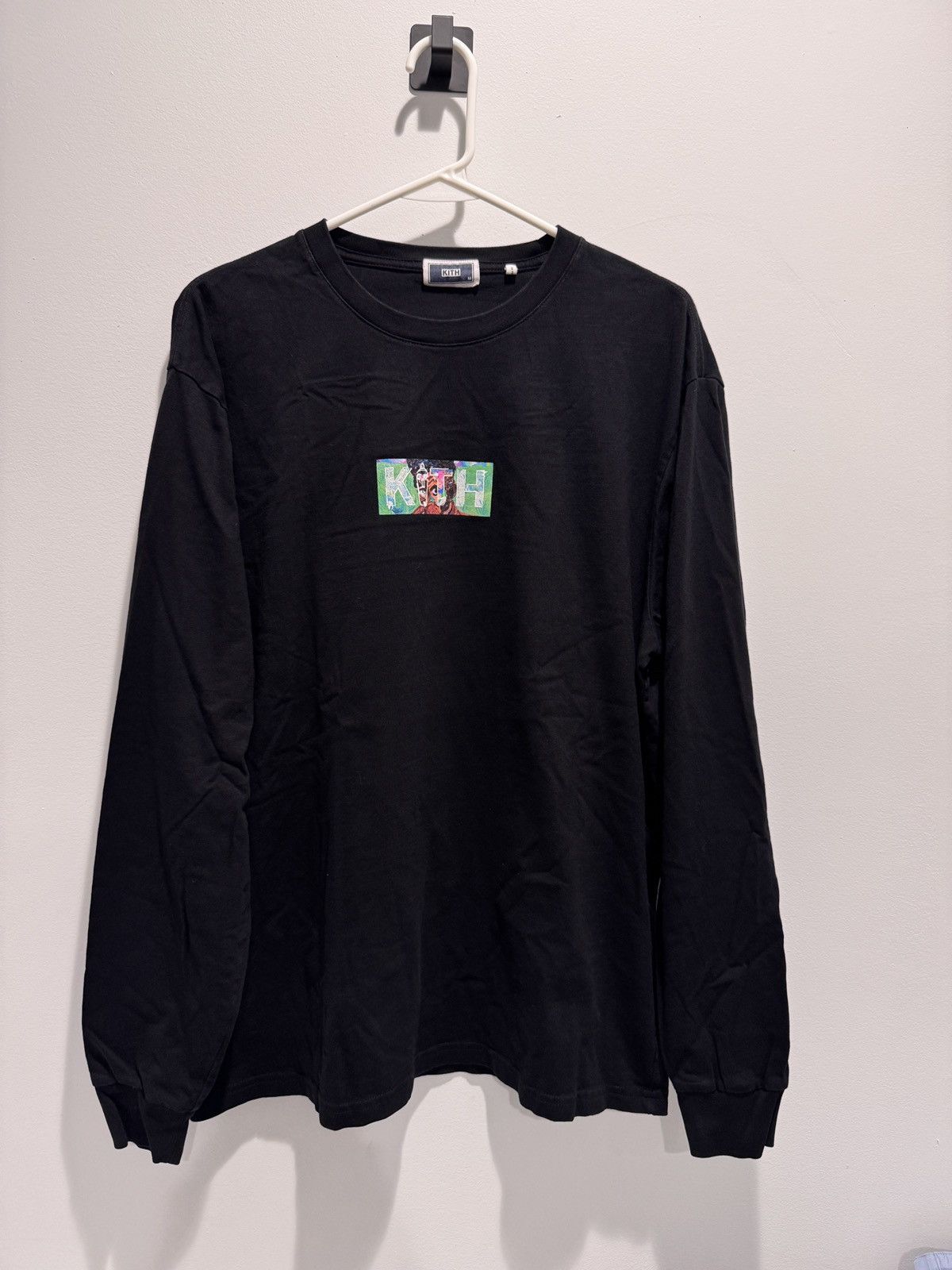 Kith Kith for Ludovic Nkoth Classic Logo Black LS Tee Size M Size US M / EU 48-50 / 2 - 1 Thumbnail