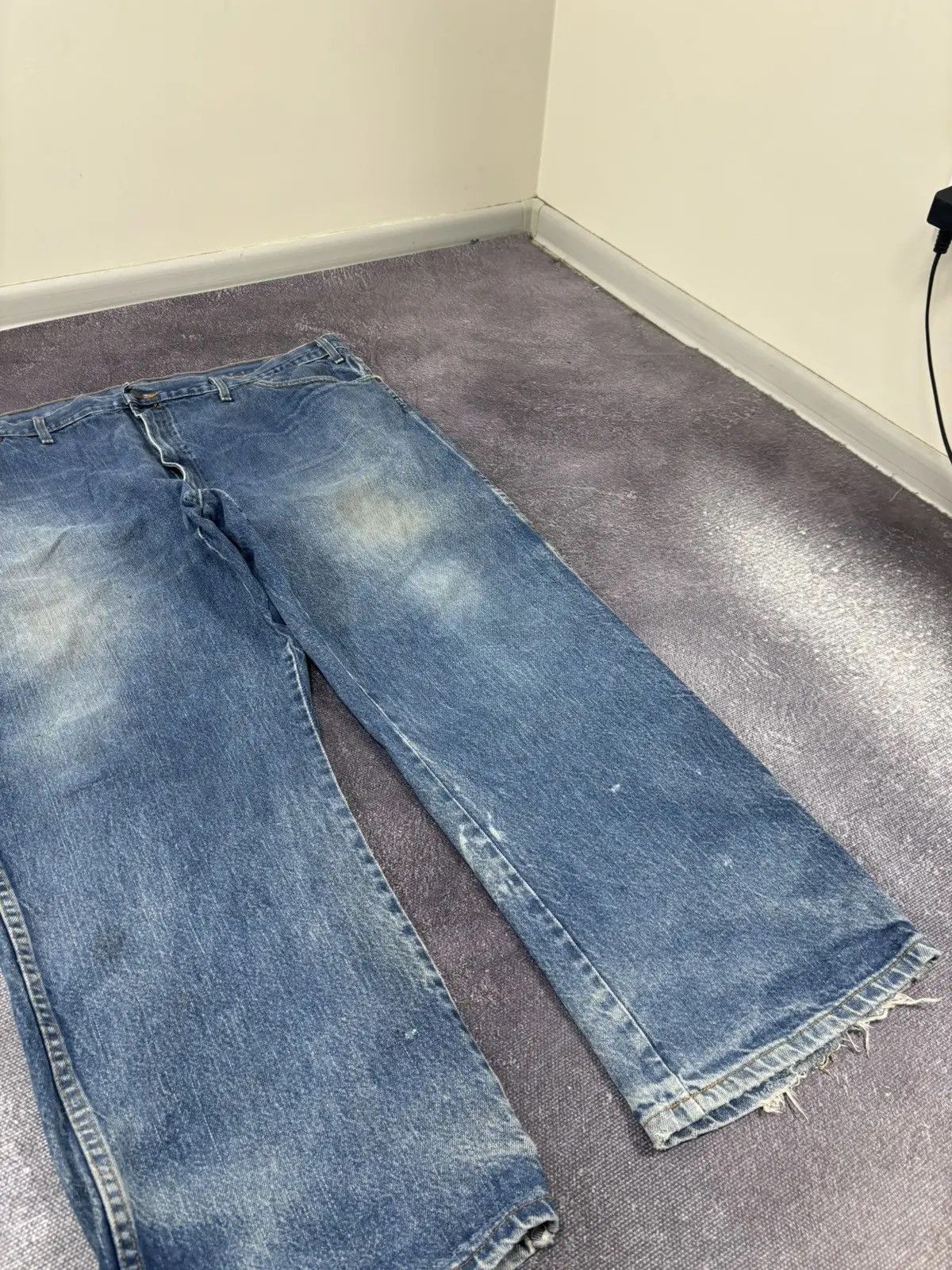Dickies × Vintage Vintage Dickies USA Denim Blue Work Skate Hype Baggy Jeans Size US 44 / EU 60 - 8 Thumbnail