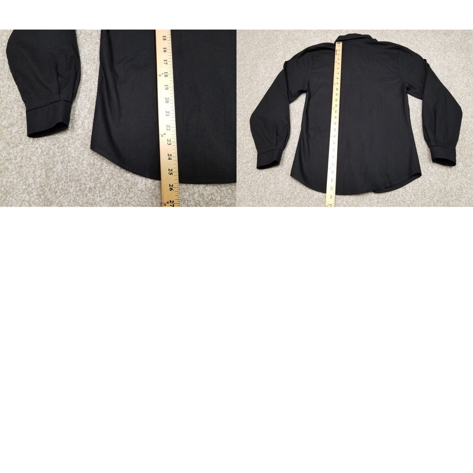 Roper VINTAGE Roper Shirt Womens M Black Floral Embroidered Long Sleeve Western Size M / US 6-8 / IT 42-44 - 8 Thumbnail