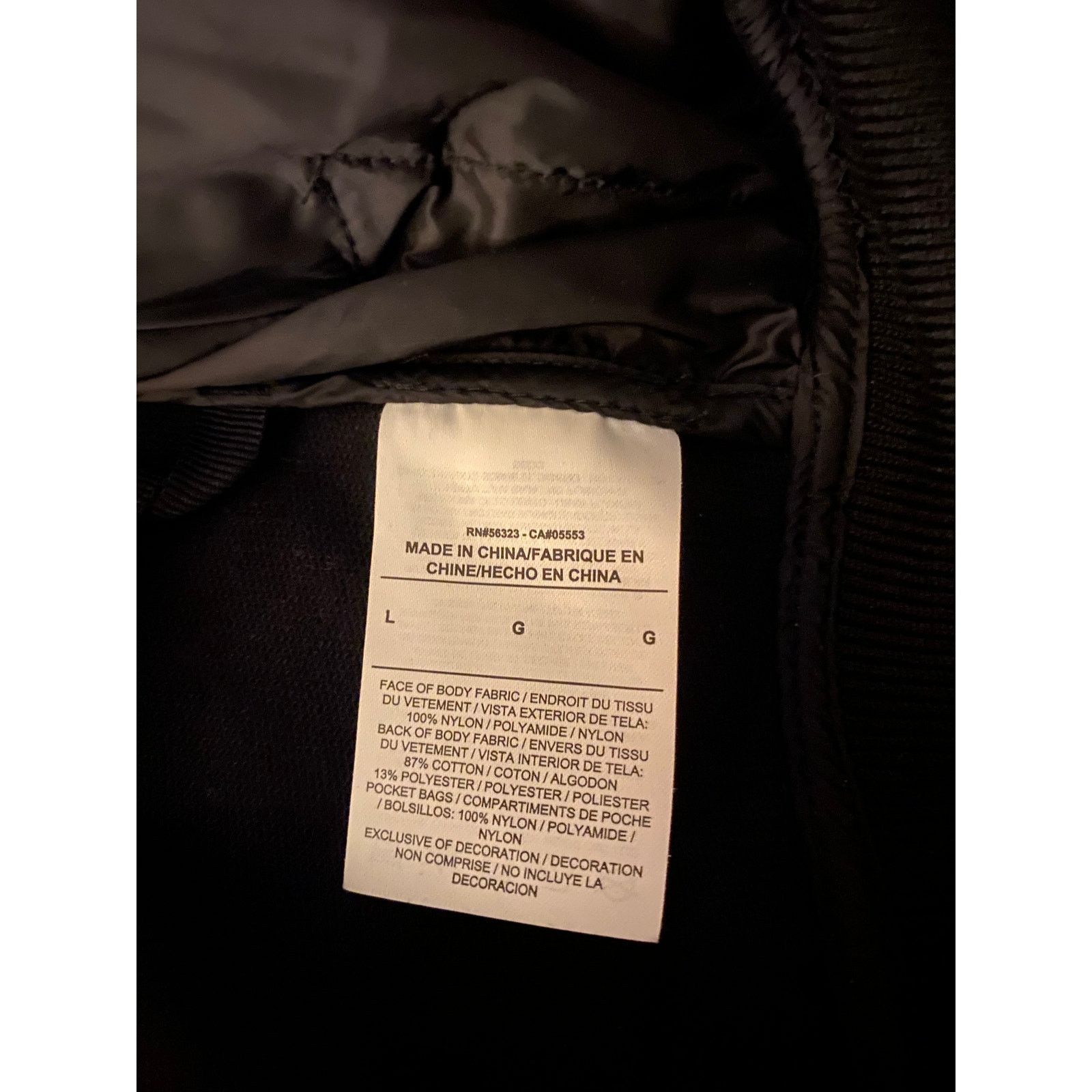Nike Nikelab Essentials Bomber Jacket black. size men's large Size US L / EU 52-54 / 3 - 7 Thumbnail